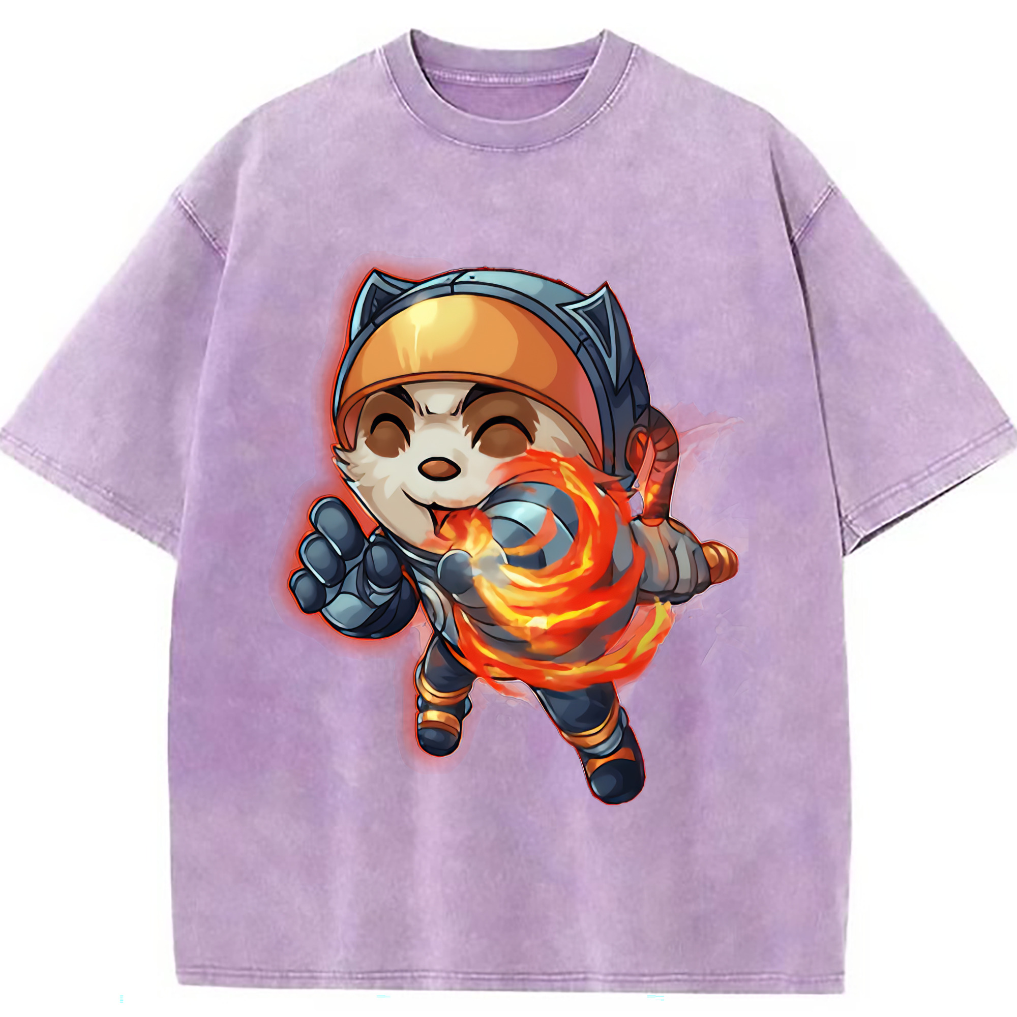 （画像用） リーグ・オブ・レジェンド League of Legends LOL 綿100% ヴィンテージ風 半袖Tシャツ（フロントプリント）