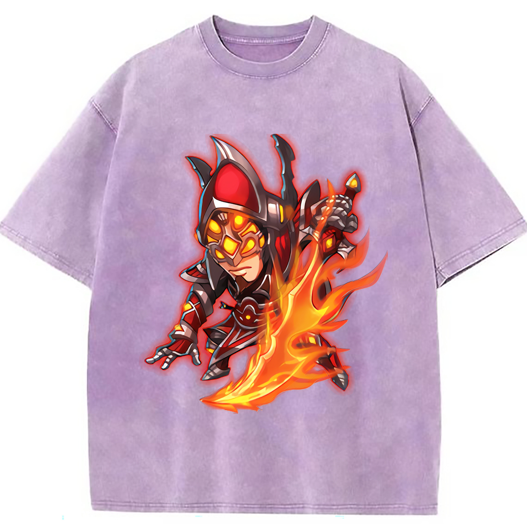 （画像用） リーグ・オブ・レジェンド League of Legends LOL 綿100% ヴィンテージ風 半袖Tシャツ（フロントプリント）