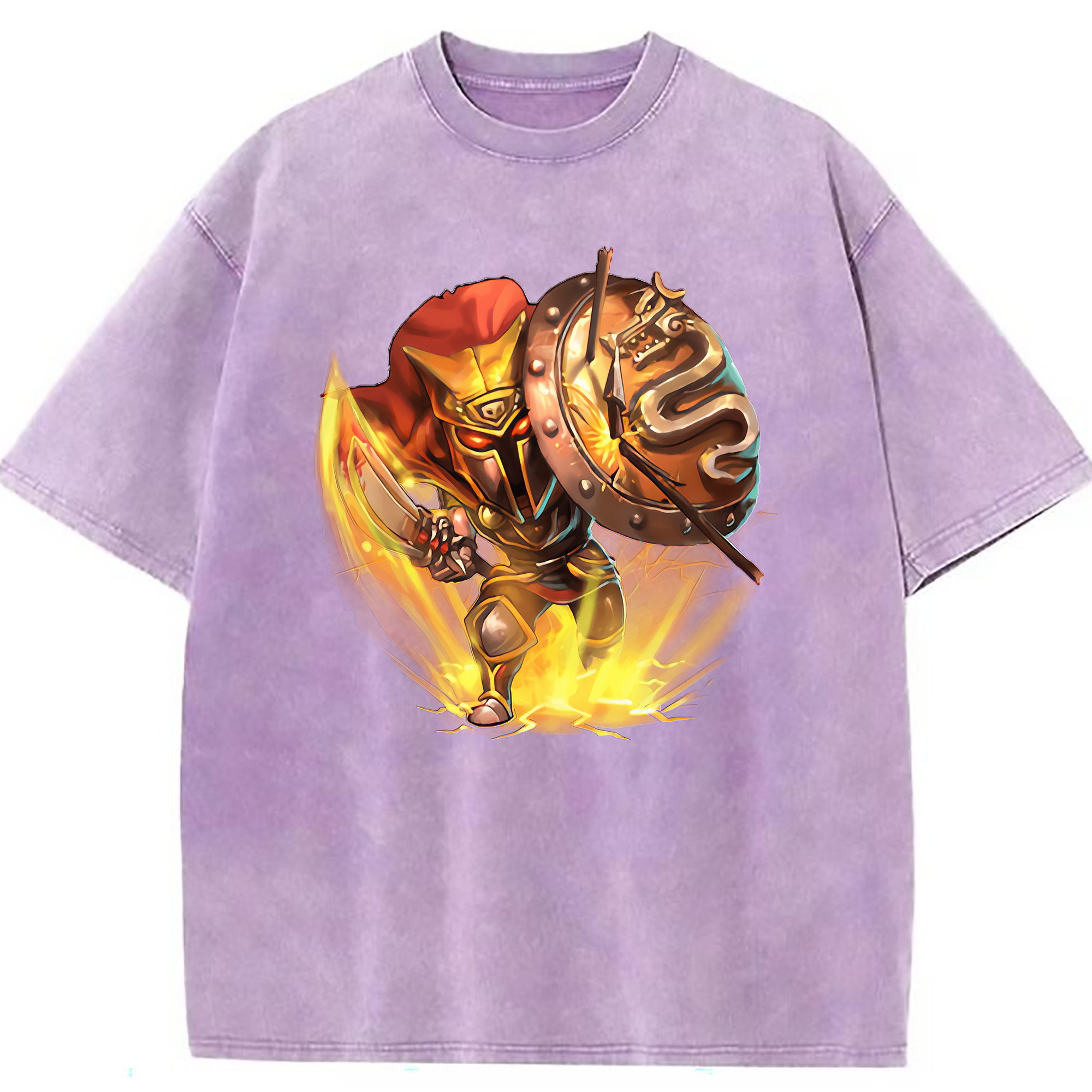 （画像用） リーグ・オブ・レジェンド League of Legends LOL 綿100% ヴィンテージ風 半袖Tシャツ（フロントプリント）