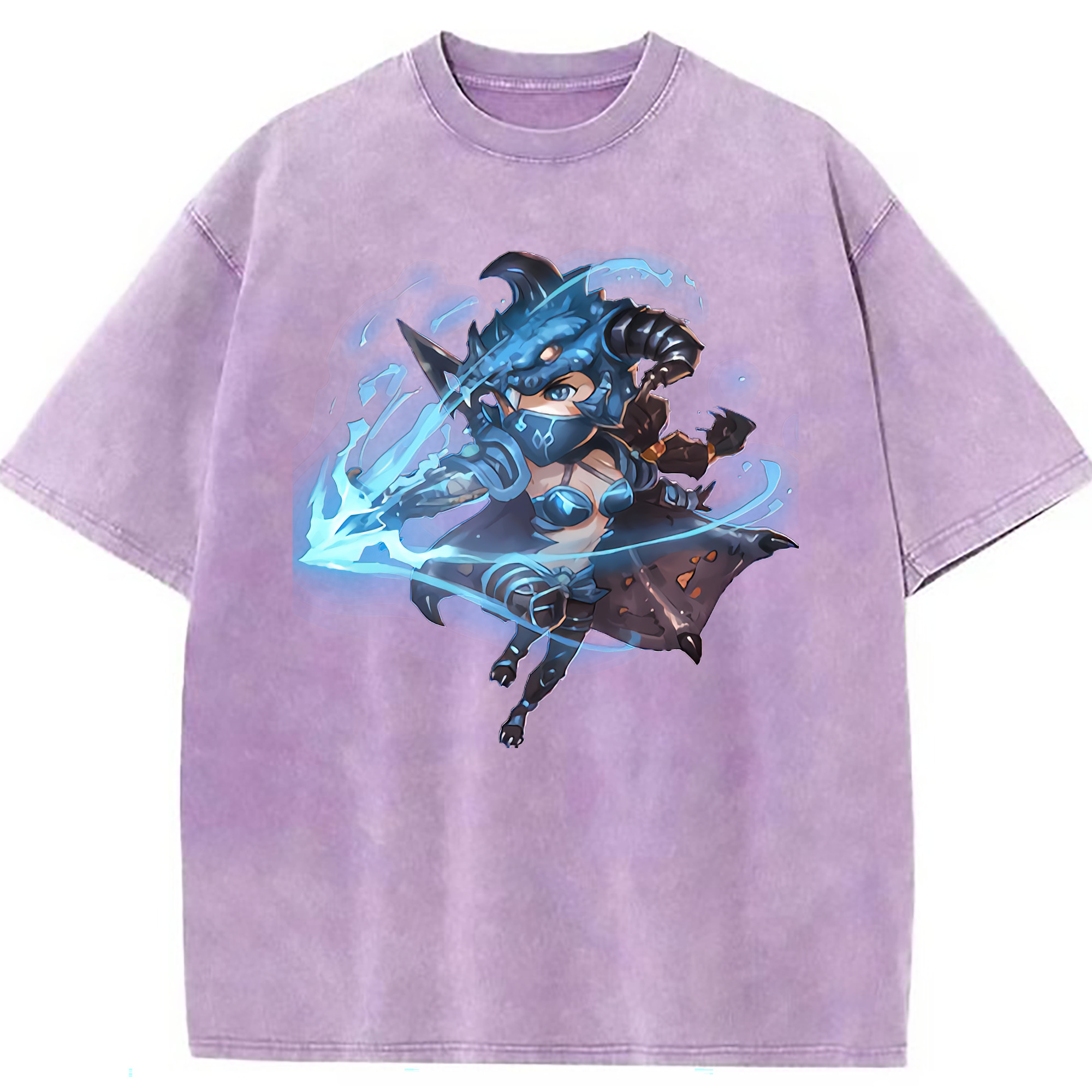 （画像用） リーグ・オブ・レジェンド League of Legends LOL 綿100% ヴィンテージ風 半袖Tシャツ（フロントプリント）