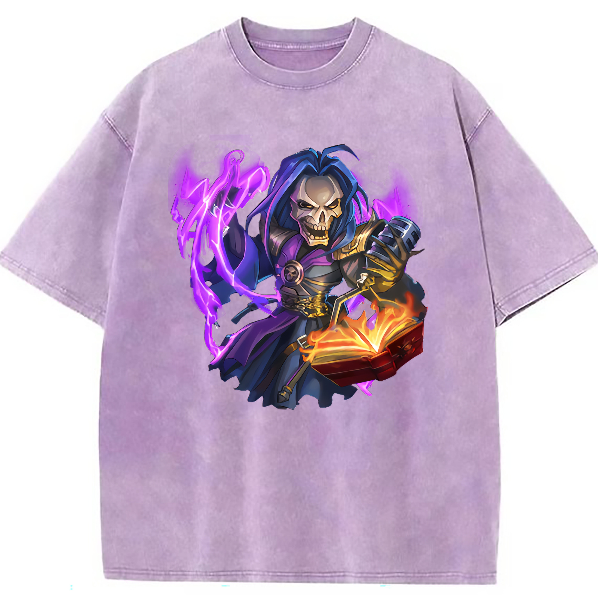 （画像用） リーグ・オブ・レジェンド League of Legends LOL 綿100% ヴィンテージ風 半袖Tシャツ（フロントプリント）