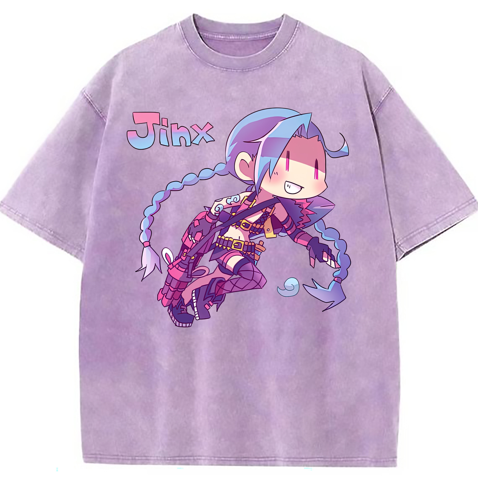 （画像用） リーグ・オブ・レジェンド League of Legends LOL 綿100% ヴィンテージ風 半袖Tシャツ（フロントプリント）