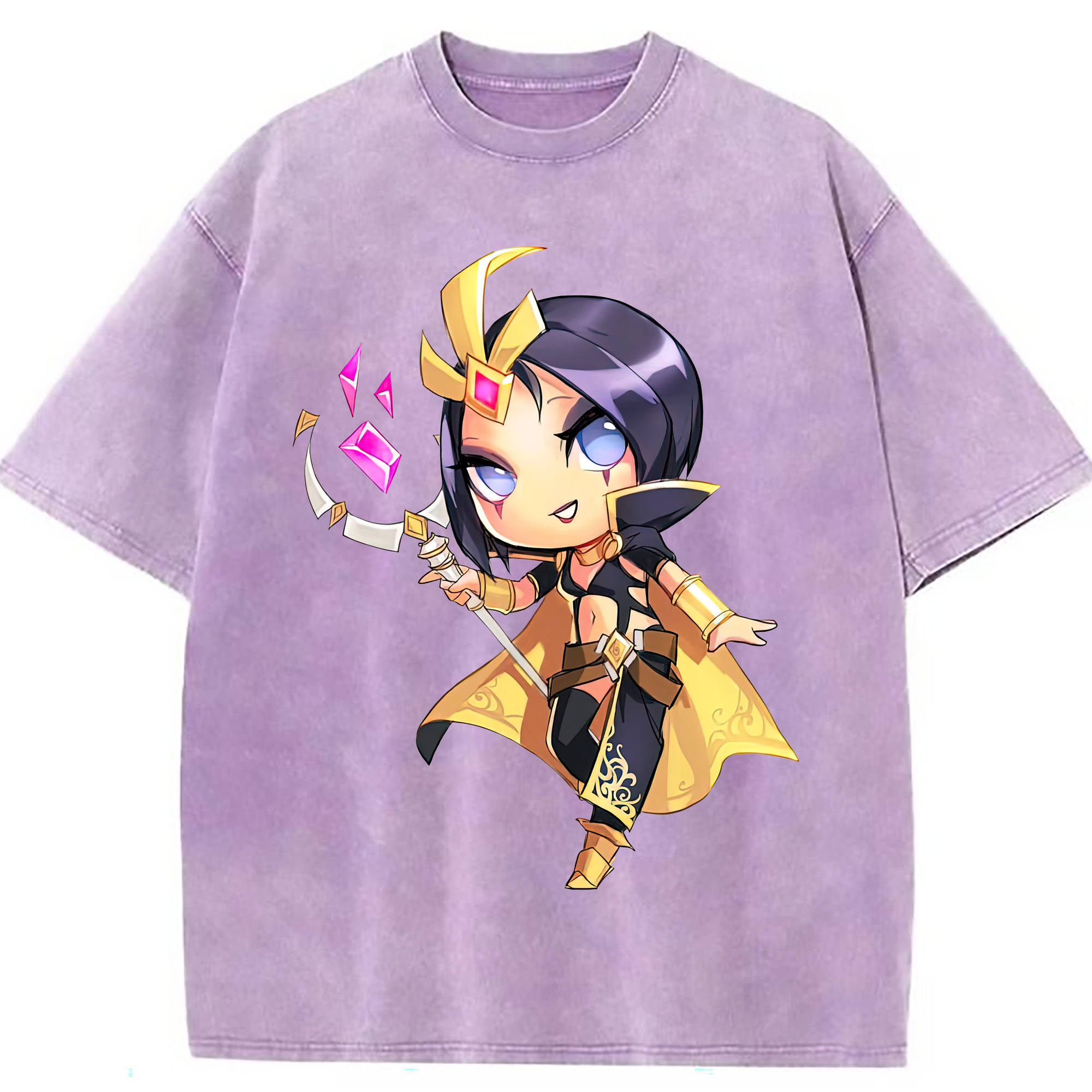 （画像用） リーグ・オブ・レジェンド League of Legends LOL 綿100% ヴィンテージ風 半袖Tシャツ（フロントプリント）