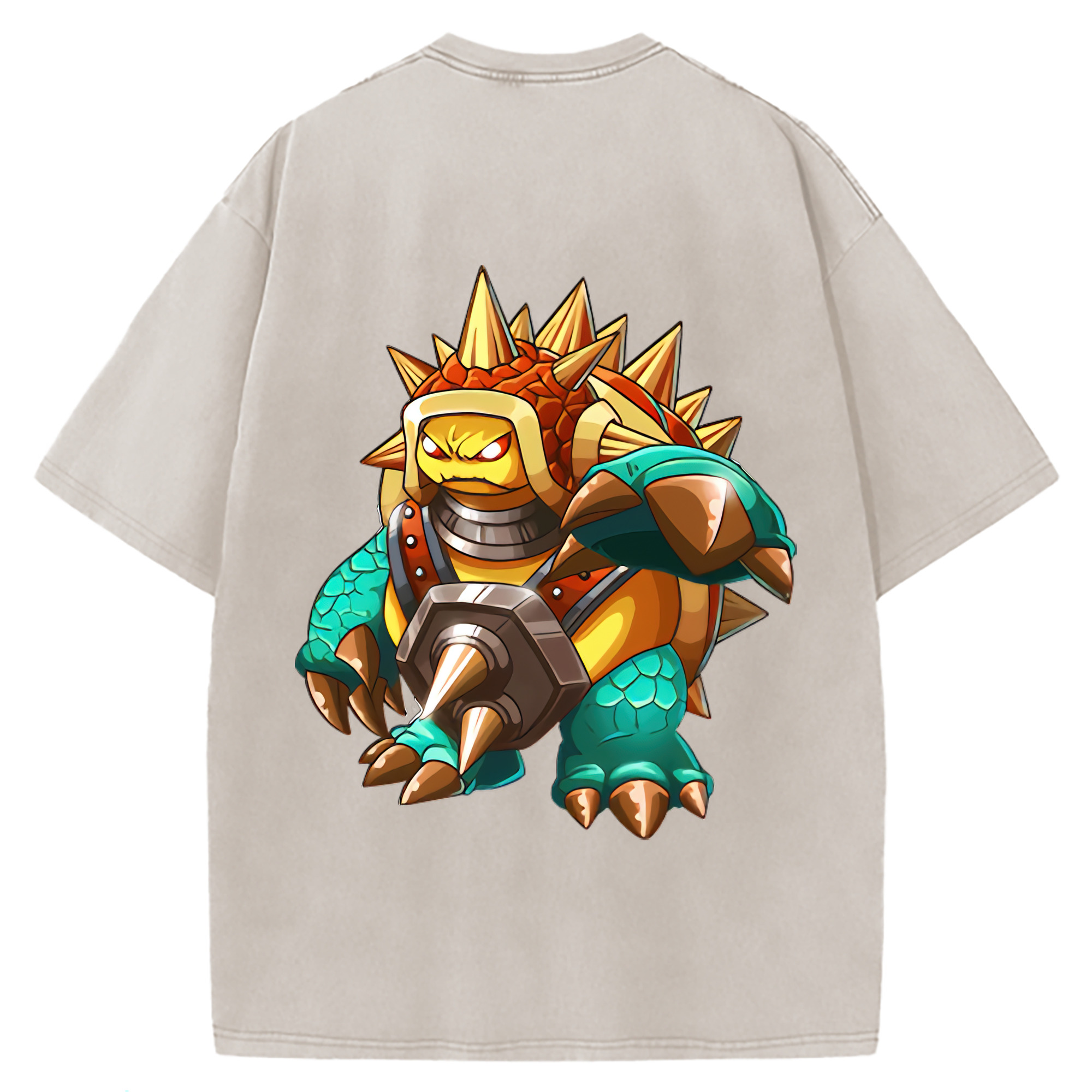 （画像用） リーグ・オブ・レジェンド League of Legends LOL 綿100% ヴィンテージ風 半袖Tシャツ（背面プリント）