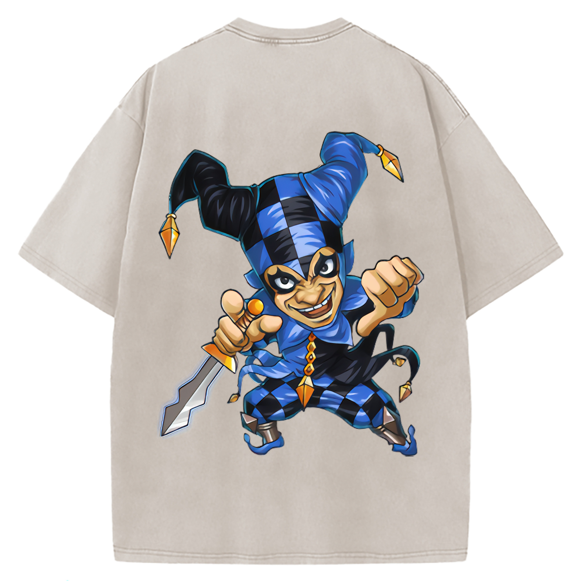 （画像用） リーグ・オブ・レジェンド League of Legends LOL 綿100% ヴィンテージ風 半袖Tシャツ（背面プリント）