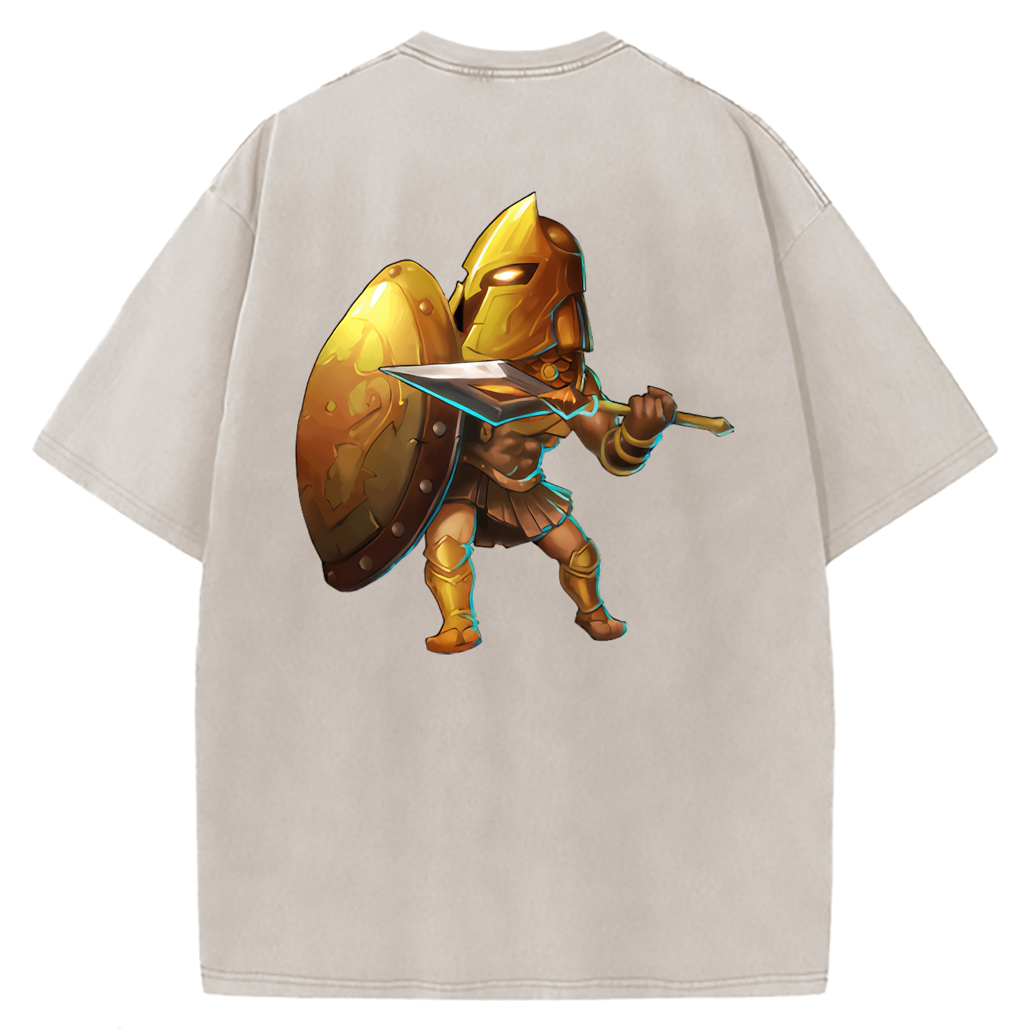 （画像用） リーグ・オブ・レジェンド League of Legends LOL 綿100% ヴィンテージ風 半袖Tシャツ（背面プリント）