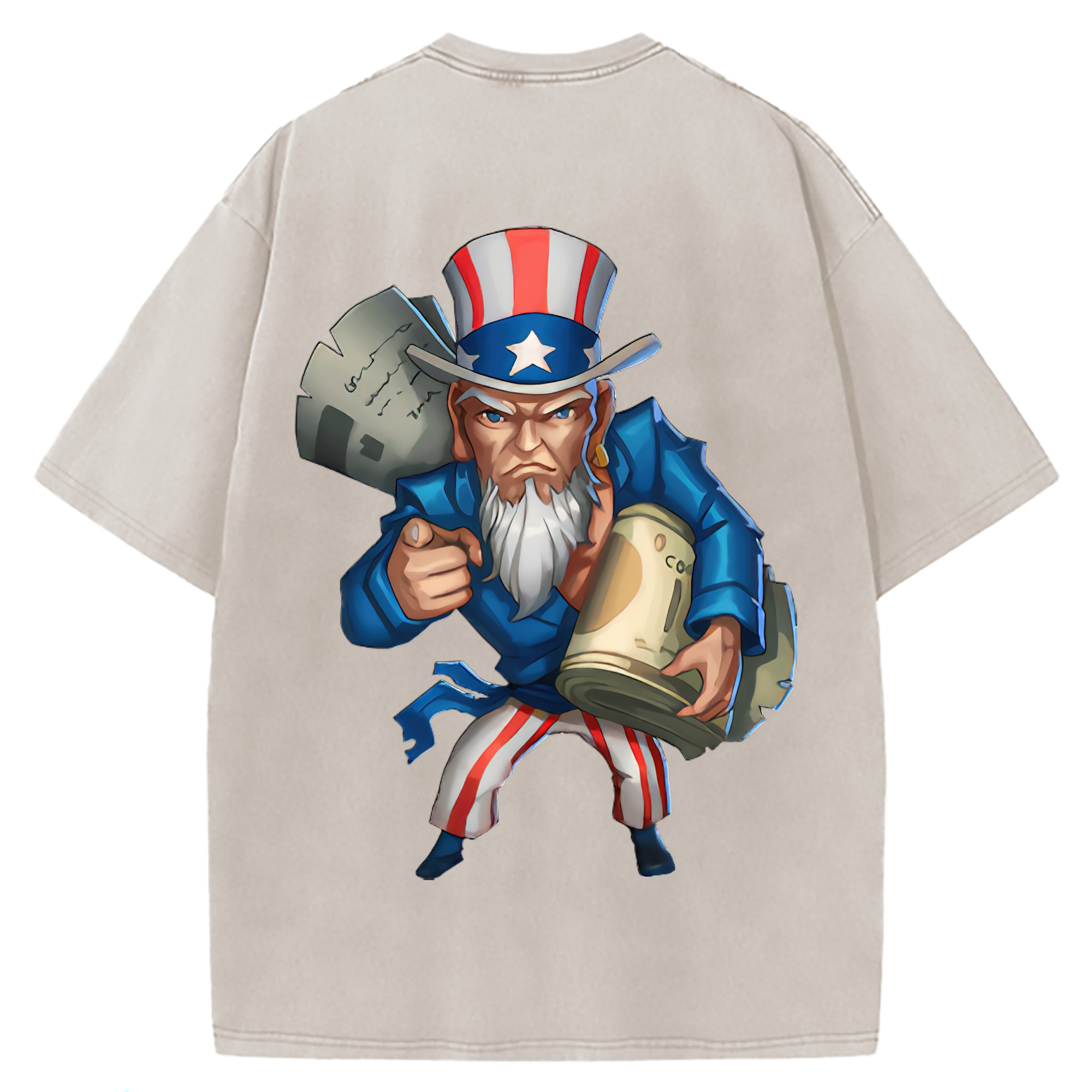 （画像用） リーグ・オブ・レジェンド League of Legends LOL 綿100% ヴィンテージ風 半袖Tシャツ（背面プリント）