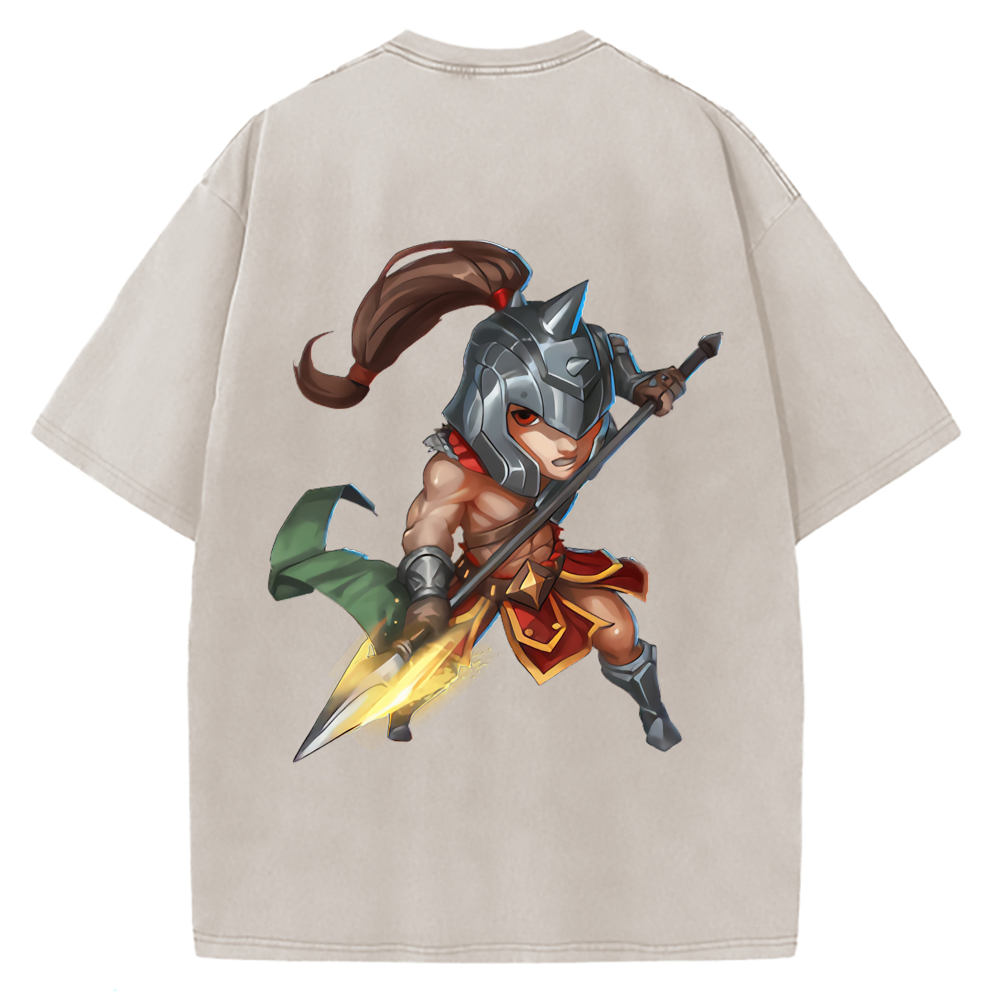 （画像用） リーグ・オブ・レジェンド League of Legends LOL 綿100% ヴィンテージ風 半袖Tシャツ（背面プリント）