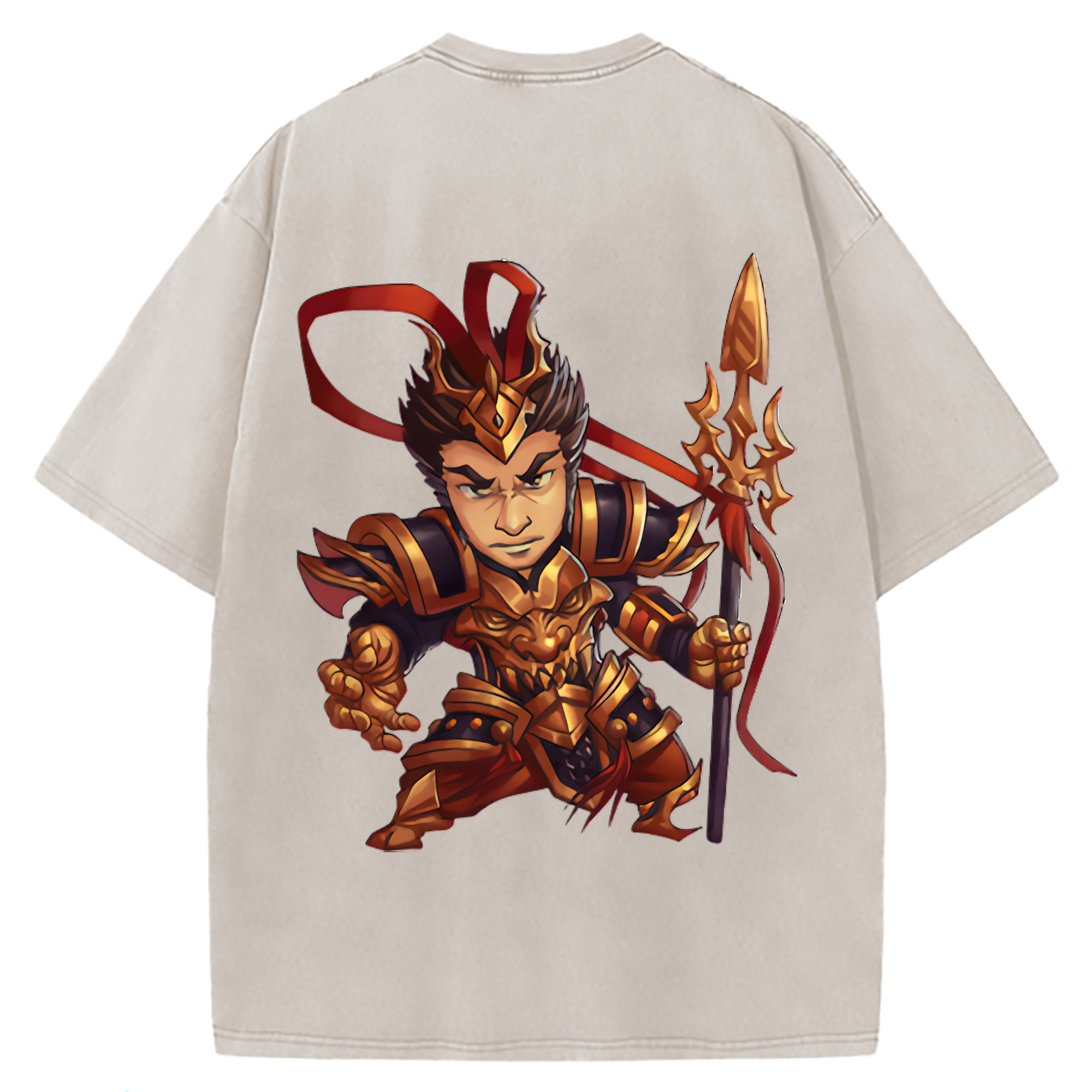 （画像用） リーグ・オブ・レジェンド League of Legends LOL 綿100% ヴィンテージ風 半袖Tシャツ（背面プリント）