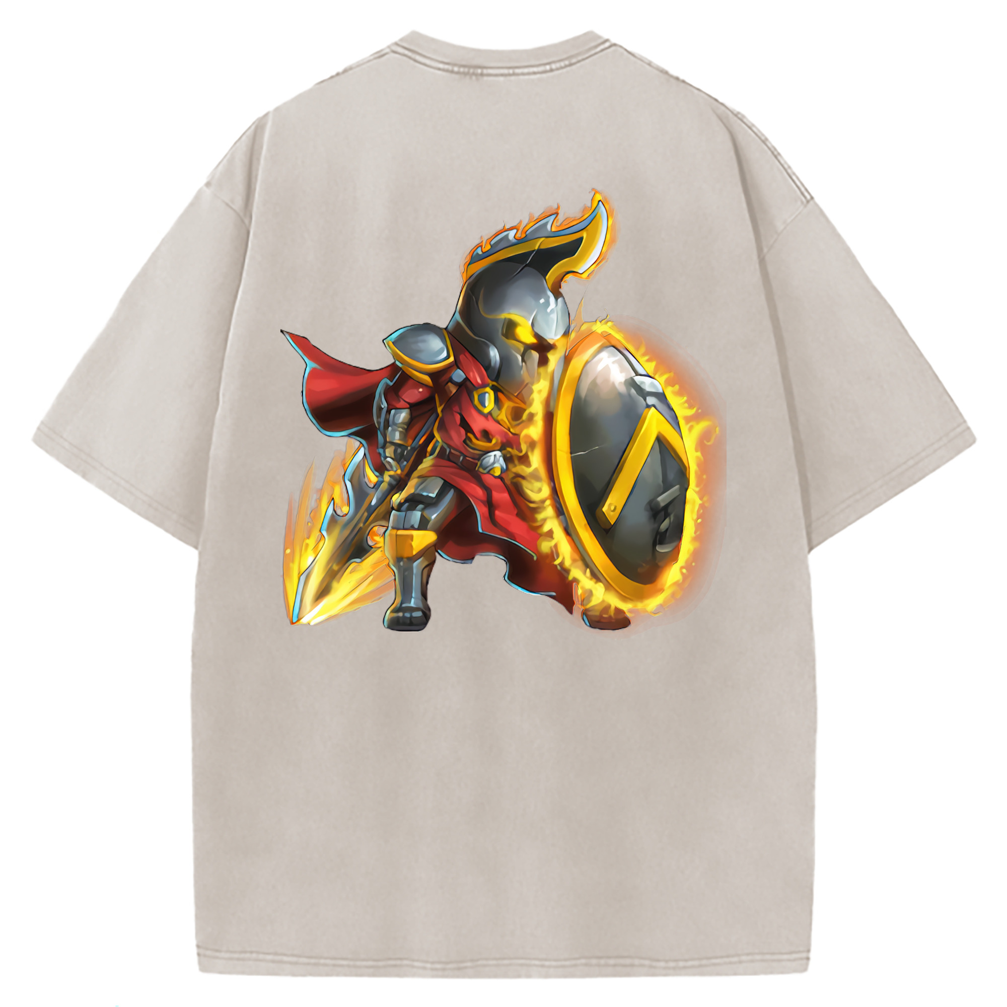 （画像用） リーグ・オブ・レジェンド League of Legends LOL 綿100% ヴィンテージ風 半袖Tシャツ（背面プリント）
