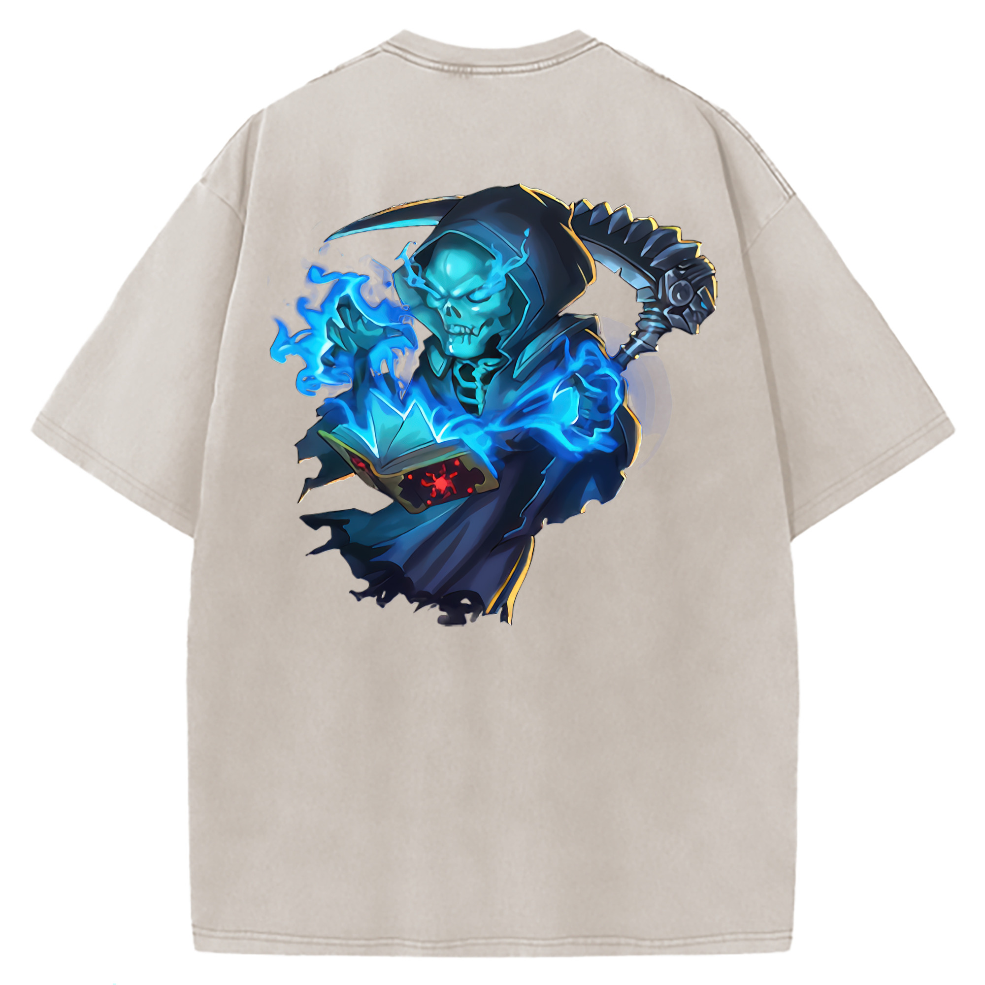 （画像用） リーグ・オブ・レジェンド League of Legends LOL 綿100% ヴィンテージ風 半袖Tシャツ（背面プリント）