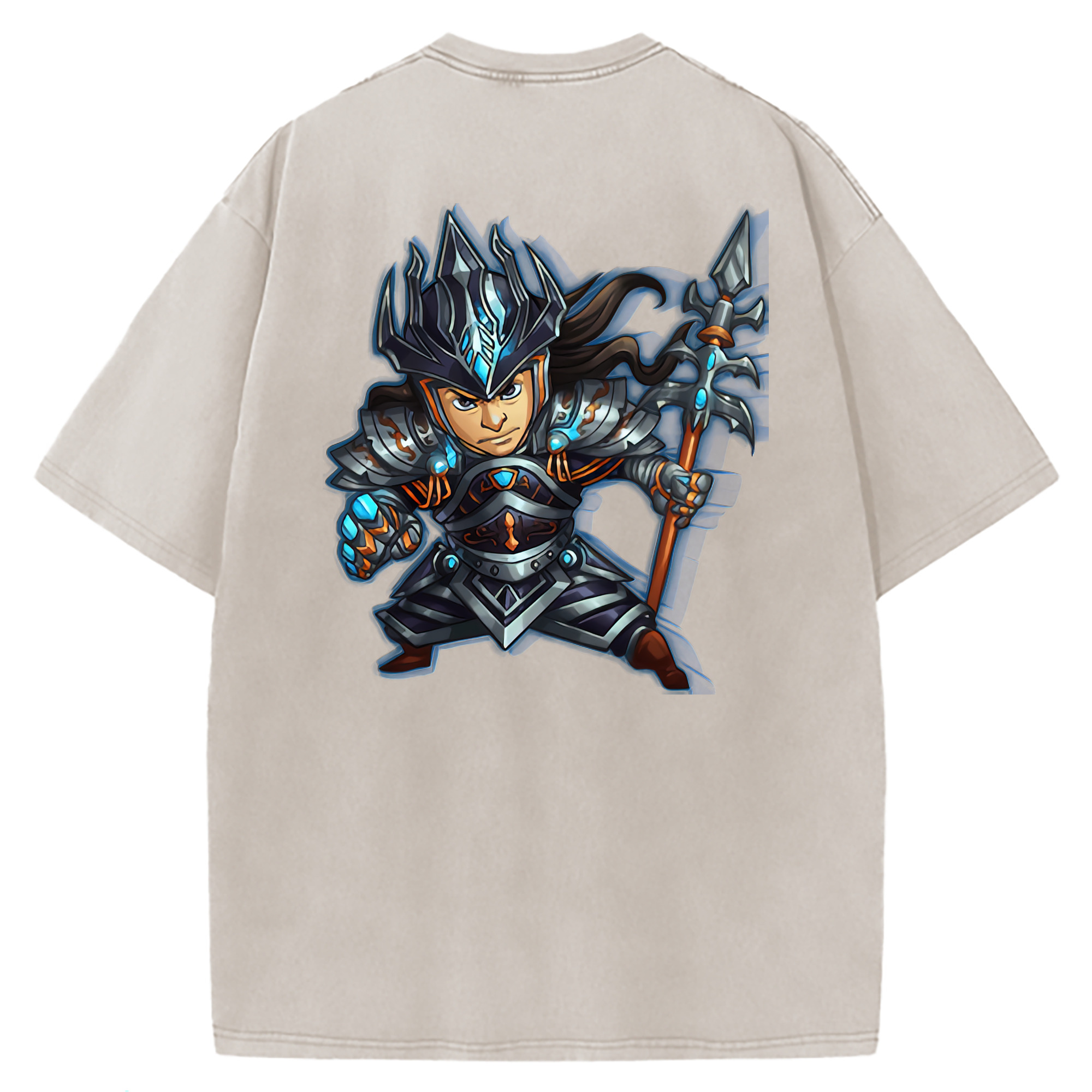 （画像用） リーグ・オブ・レジェンド League of Legends LOL 綿100% ヴィンテージ風 半袖Tシャツ（背面プリント）