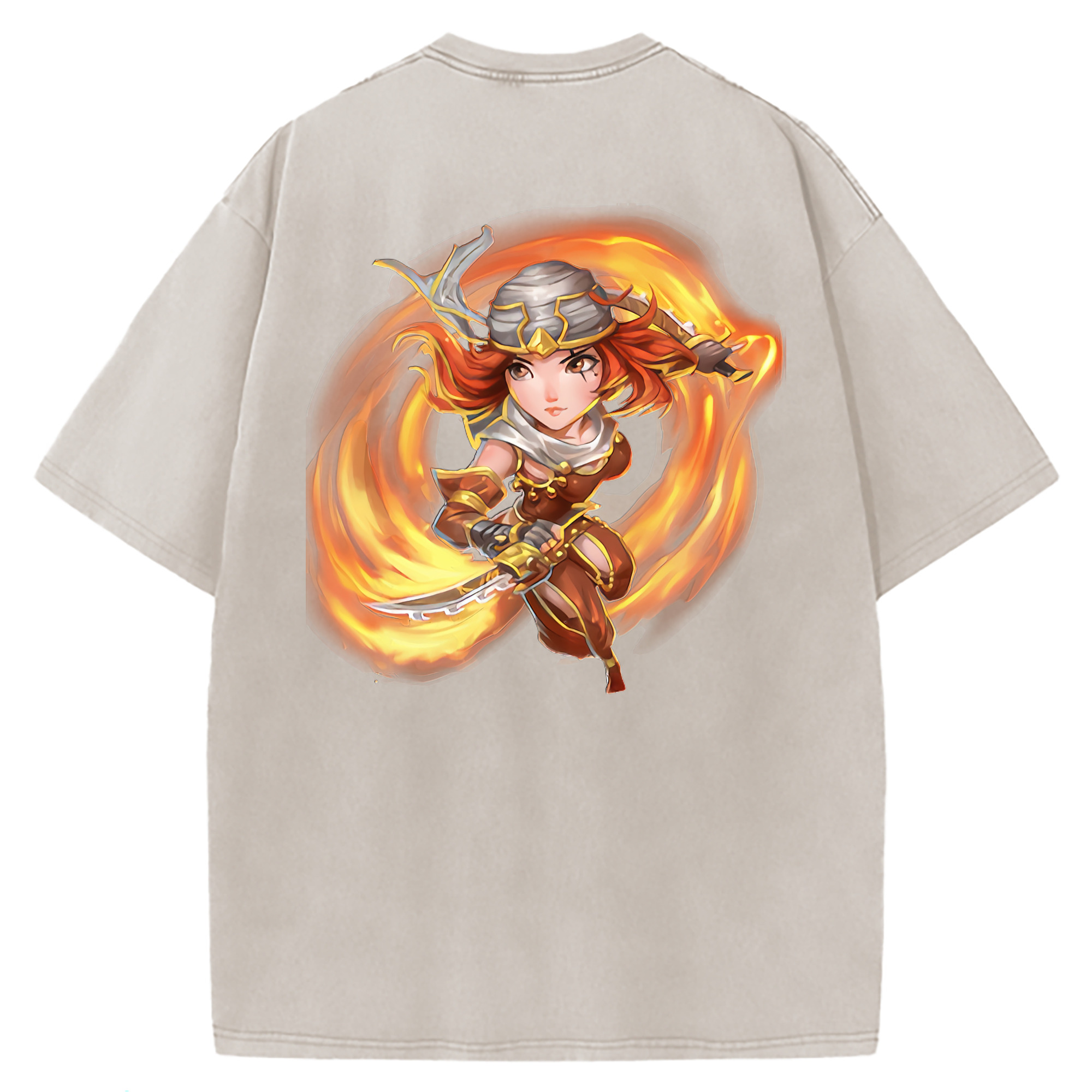 （画像用） リーグ・オブ・レジェンド League of Legends LOL 綿100% ヴィンテージ風 半袖Tシャツ（背面プリント）