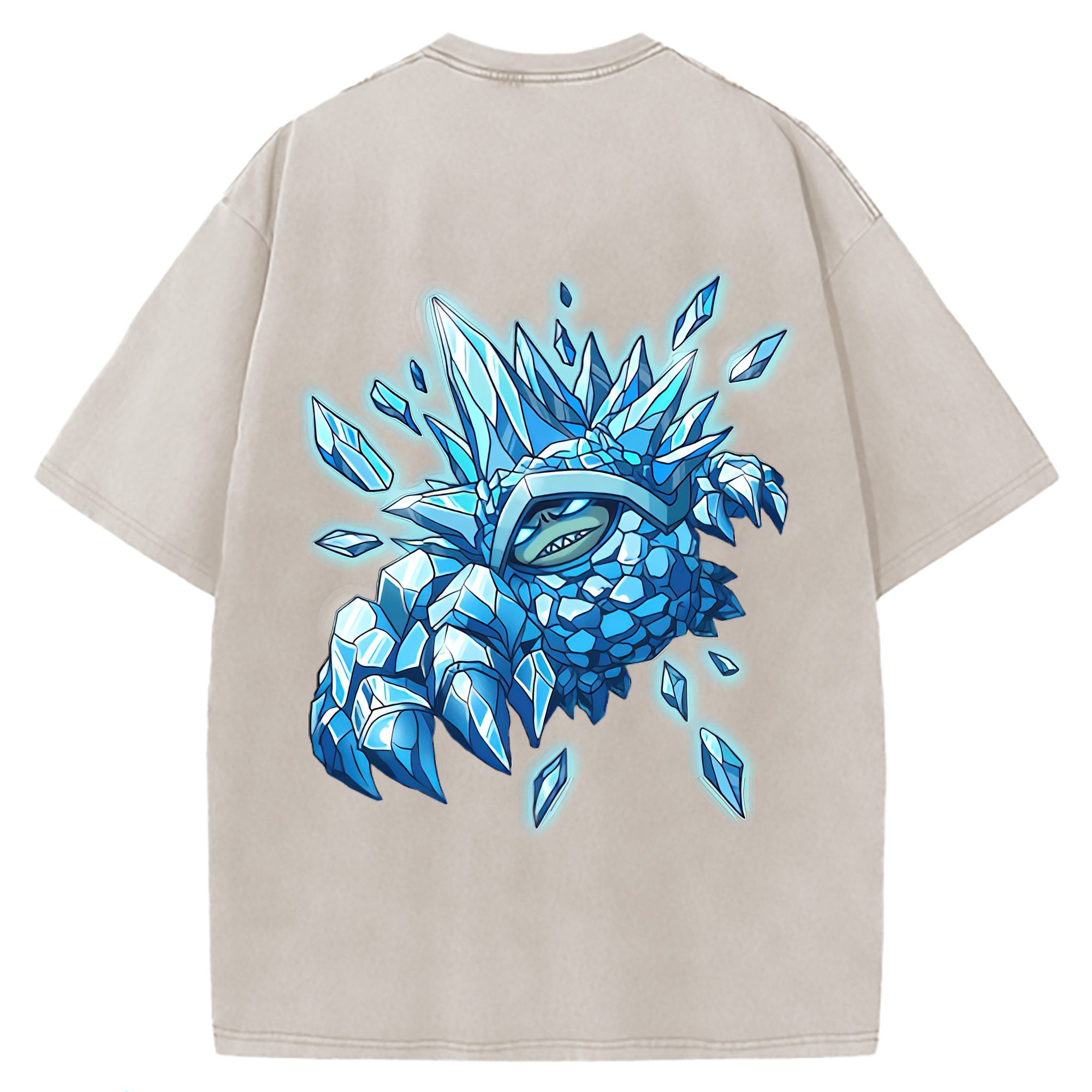 （画像用） リーグ・オブ・レジェンド League of Legends LOL 綿100% ヴィンテージ風 半袖Tシャツ（背面プリント）