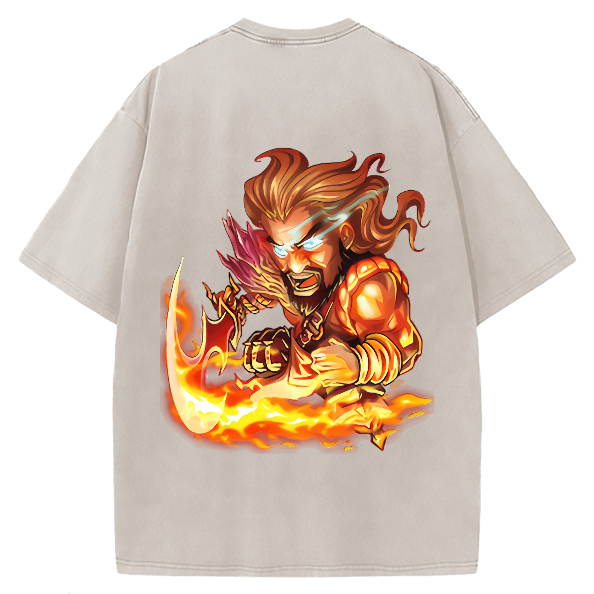 （画像用） リーグ・オブ・レジェンド League of Legends LOL 綿100% ヴィンテージ風 半袖Tシャツ（背面プリント）