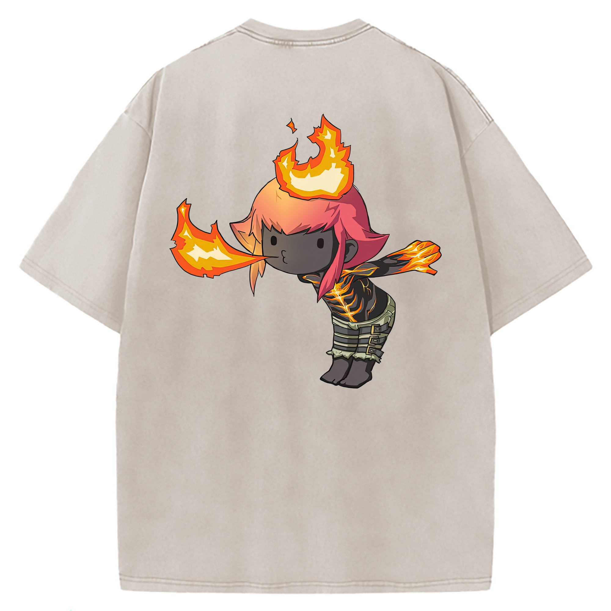 （画像用） リーグ・オブ・レジェンド League of Legends LOL 綿100% ヴィンテージ風 半袖Tシャツ（背面プリント）
