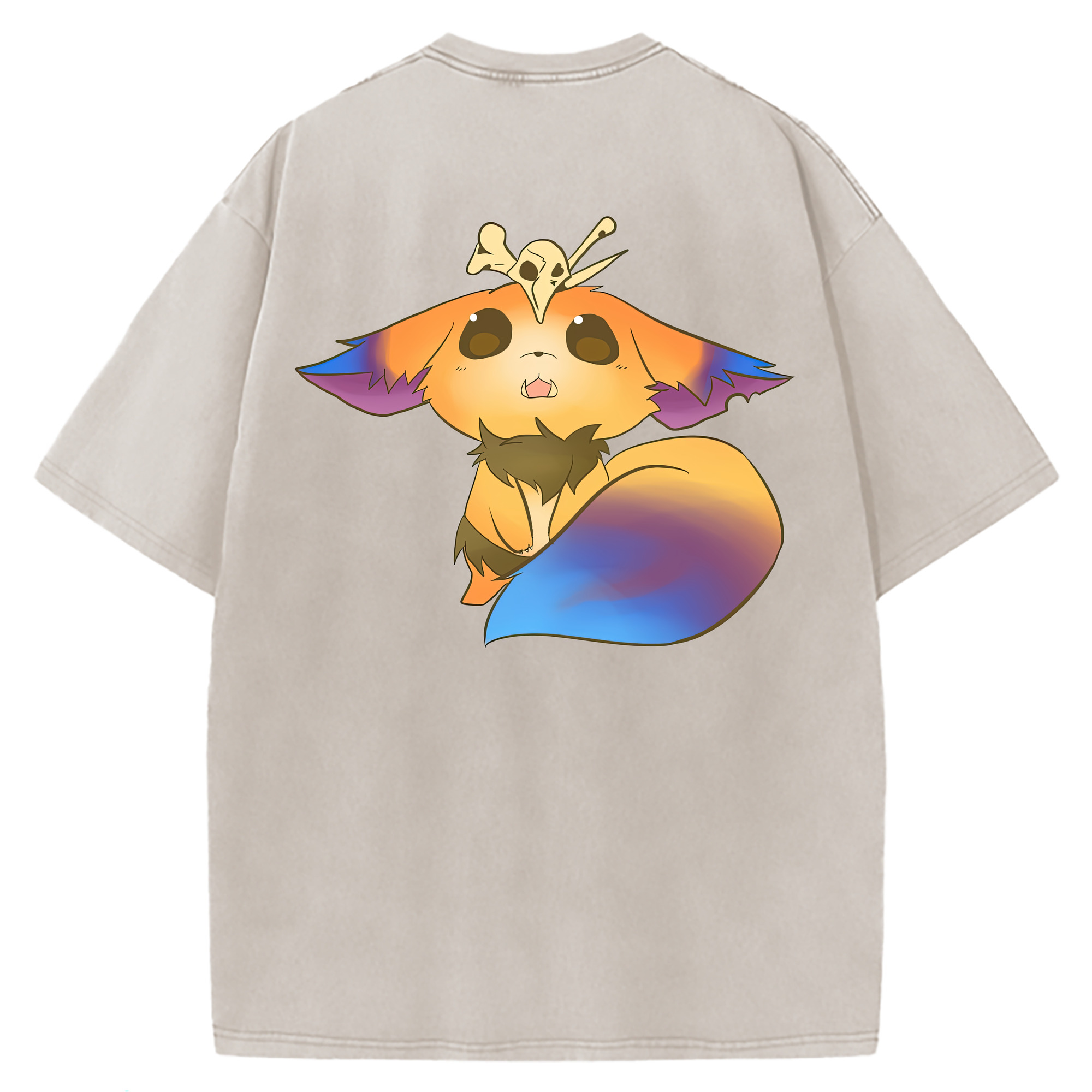 （画像用） リーグ・オブ・レジェンド League of Legends LOL 綿100% ヴィンテージ風 半袖Tシャツ（背面プリント）
