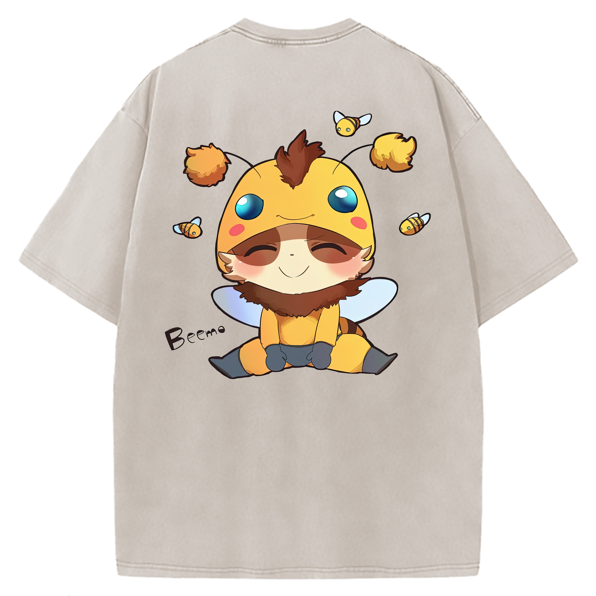 （画像用） リーグ・オブ・レジェンド League of Legends LOL 綿100% ヴィンテージ風 半袖Tシャツ（背面プリント）