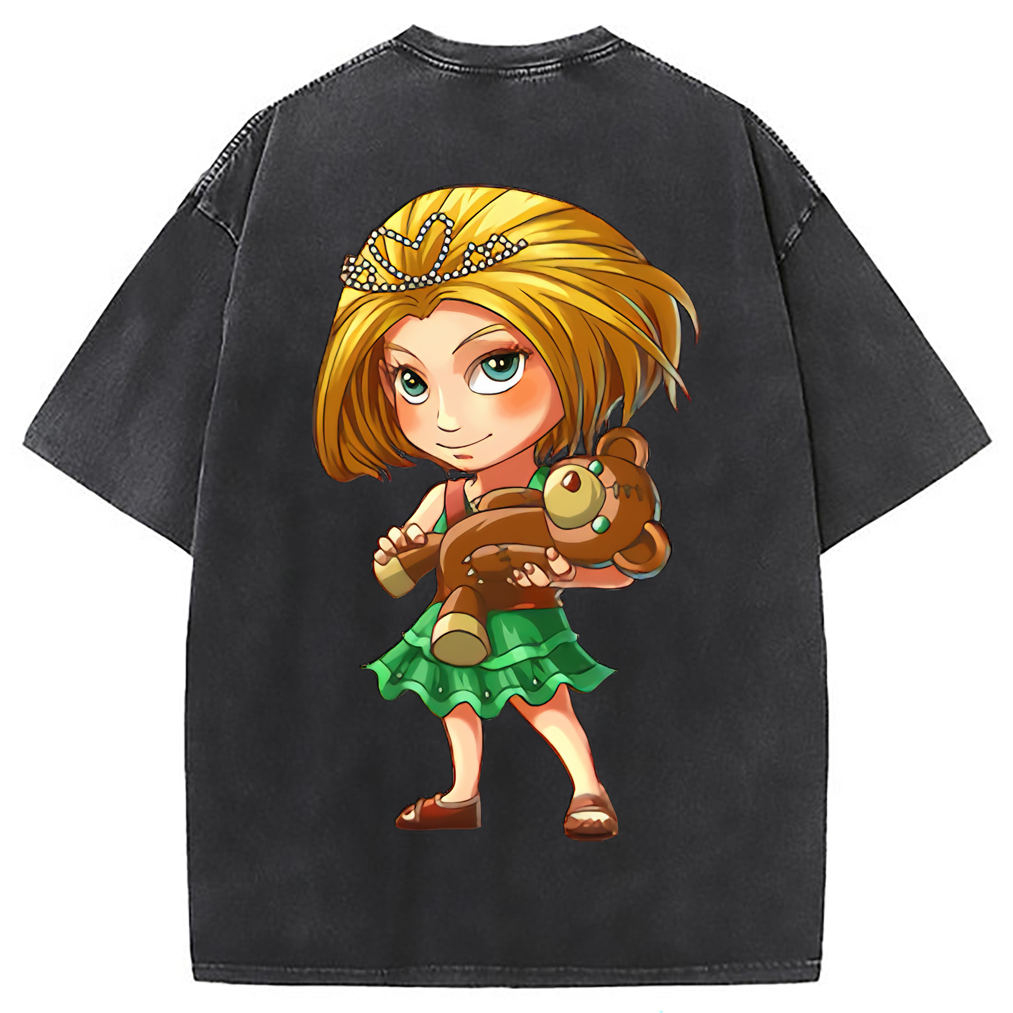 （画像用） リーグ・オブ・レジェンド League of Legends LOL 綿100% ヴィンテージ風 半袖Tシャツ（背面プリント）