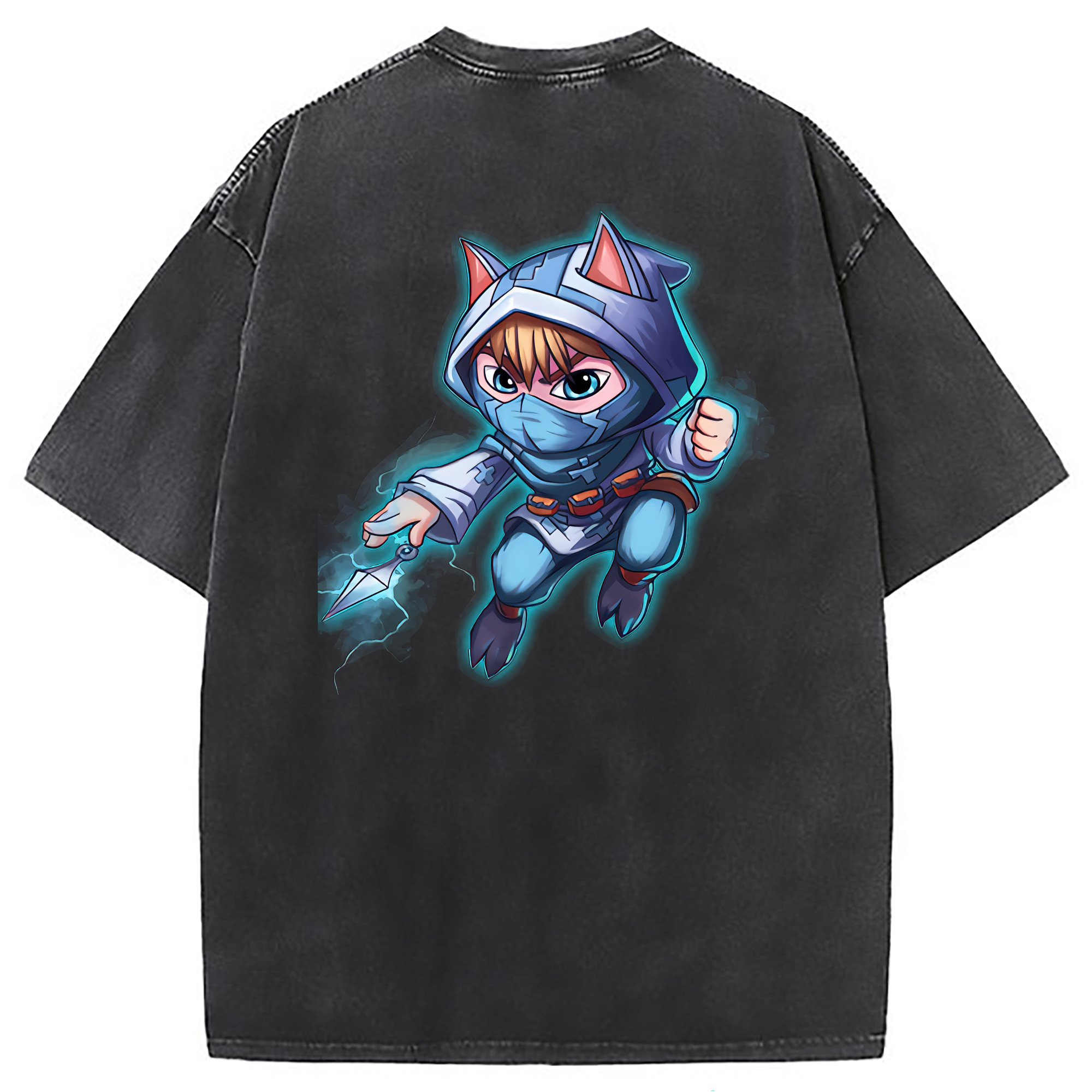 （画像用） リーグ・オブ・レジェンド League of Legends LOL 綿100% ヴィンテージ風 半袖Tシャツ（背面プリント）