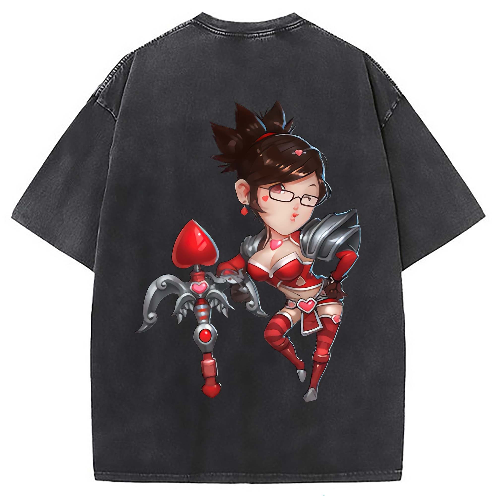 （画像用） リーグ・オブ・レジェンド League of Legends LOL 綿100% ヴィンテージ風 半袖Tシャツ（背面プリント）