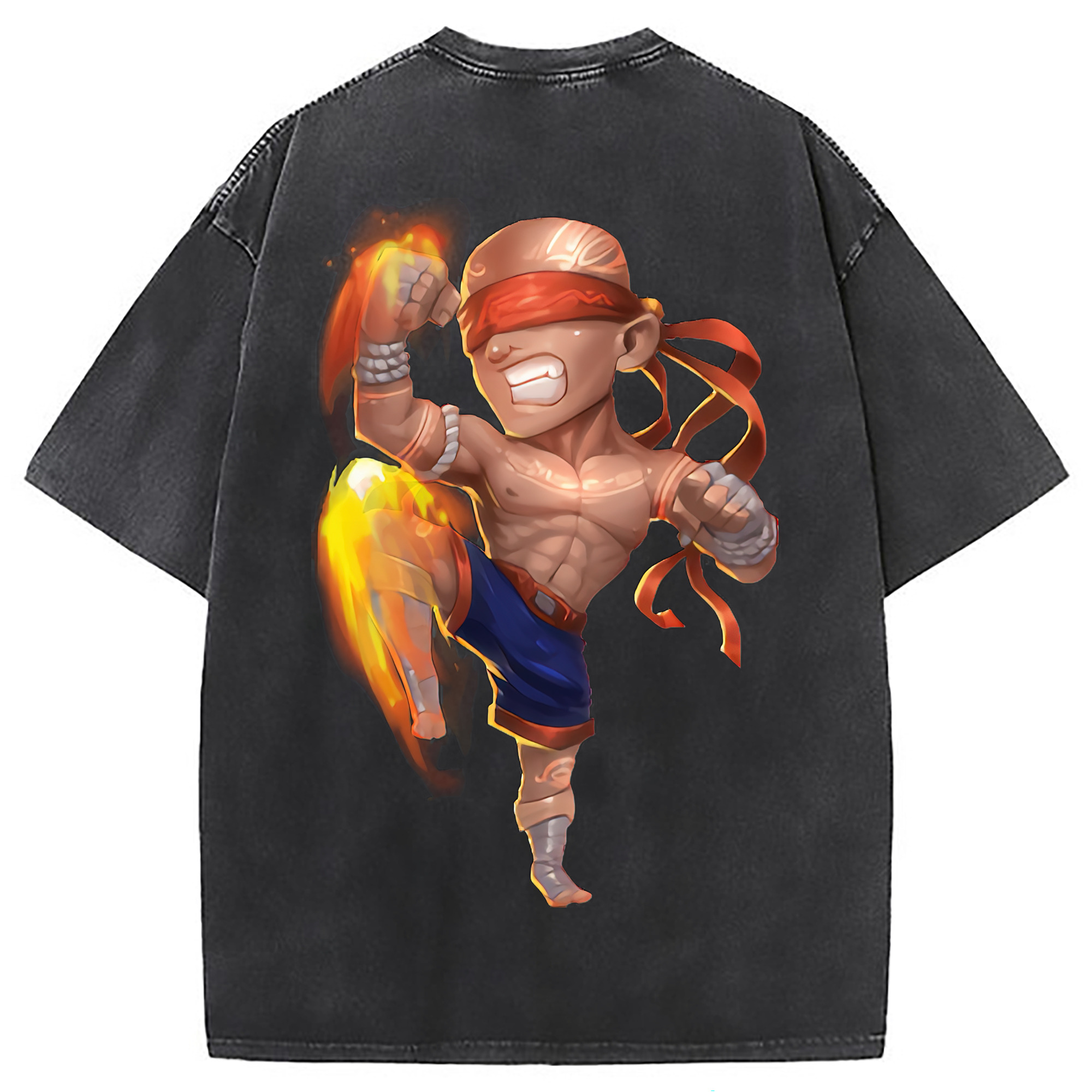 （画像用） リーグ・オブ・レジェンド League of Legends LOL 綿100% ヴィンテージ風 半袖Tシャツ（背面プリント）