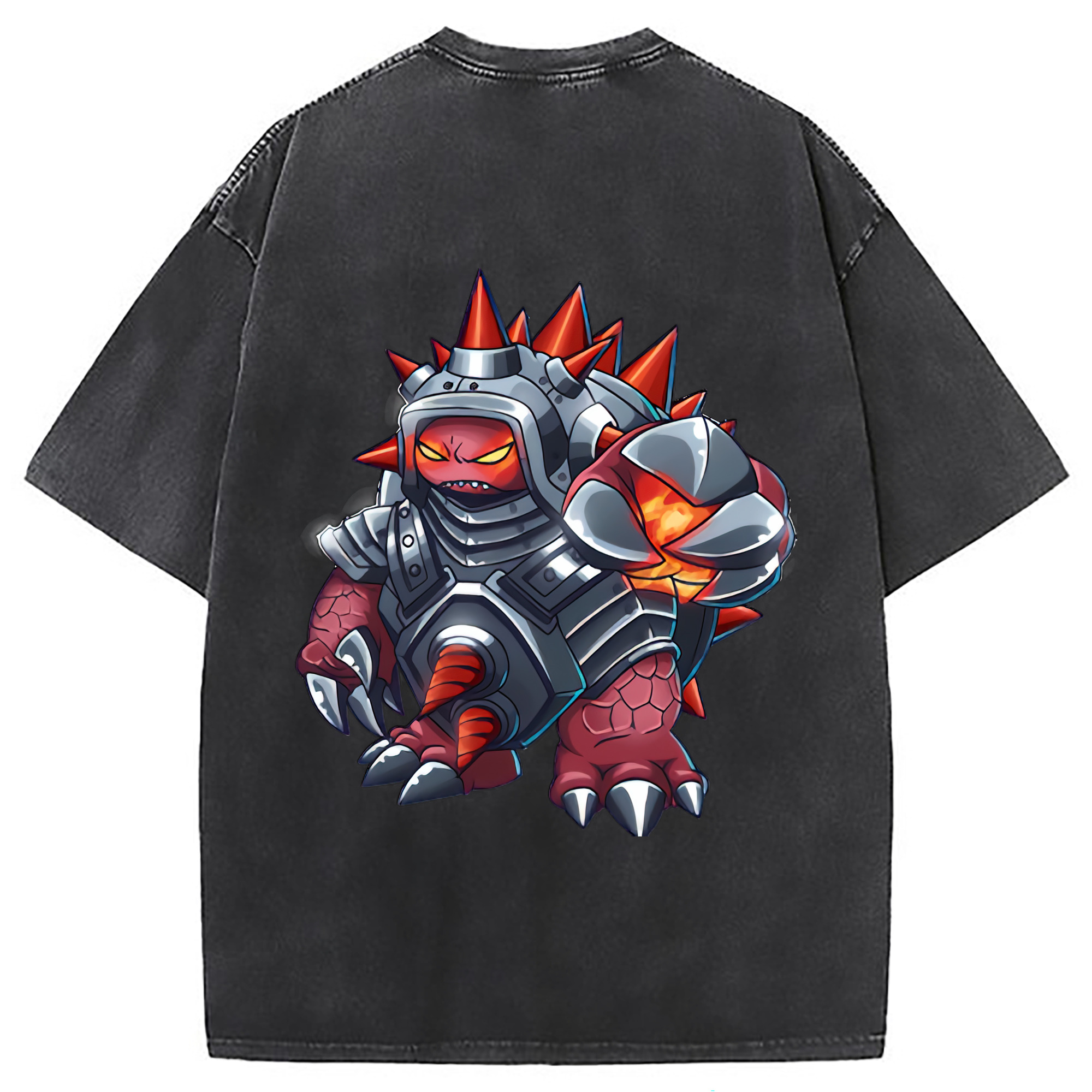 （画像用） リーグ・オブ・レジェンド League of Legends LOL 綿100% ヴィンテージ風 半袖Tシャツ（背面プリント）