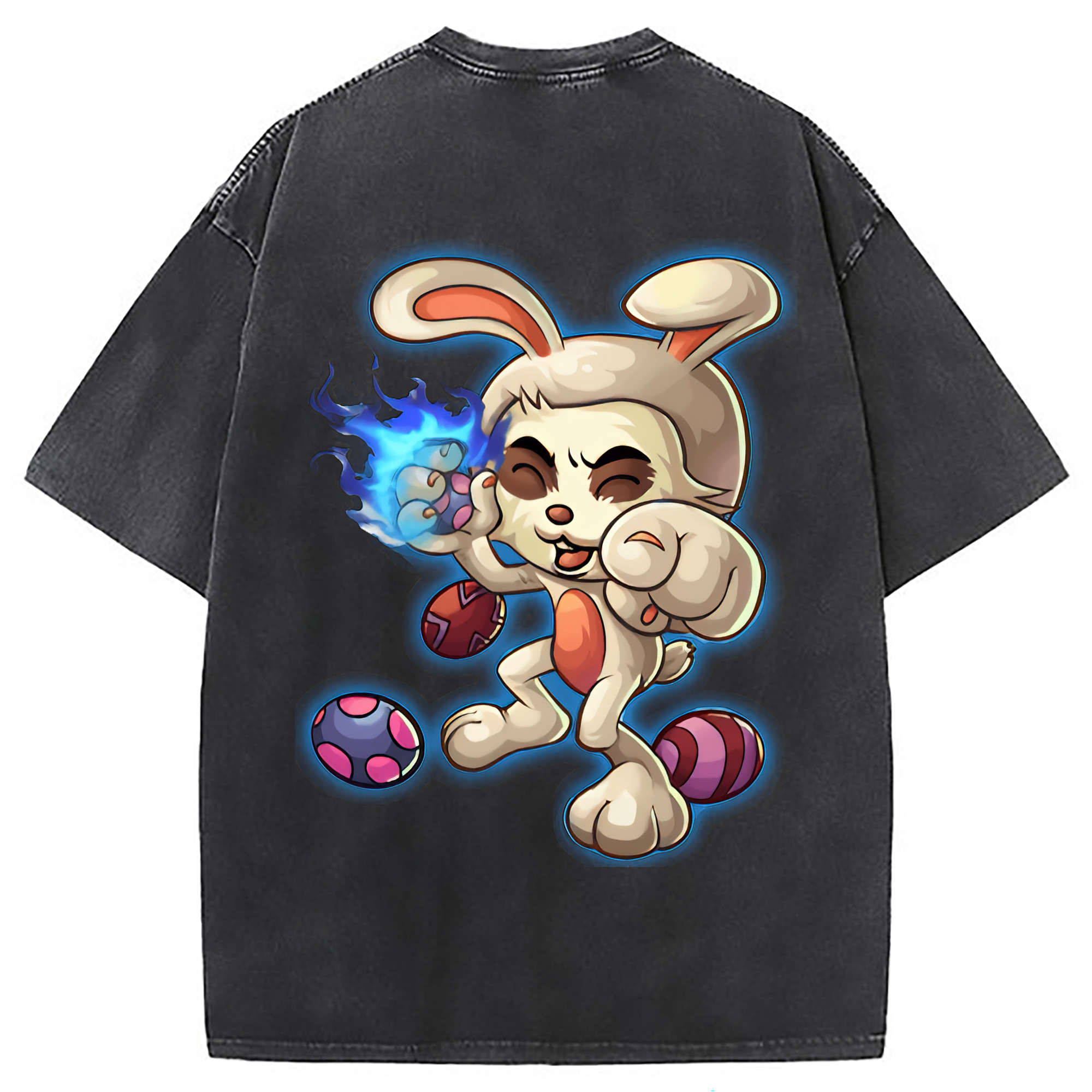 （画像用） リーグ・オブ・レジェンド League of Legends LOL 綿100% ヴィンテージ風 半袖Tシャツ（背面プリント）