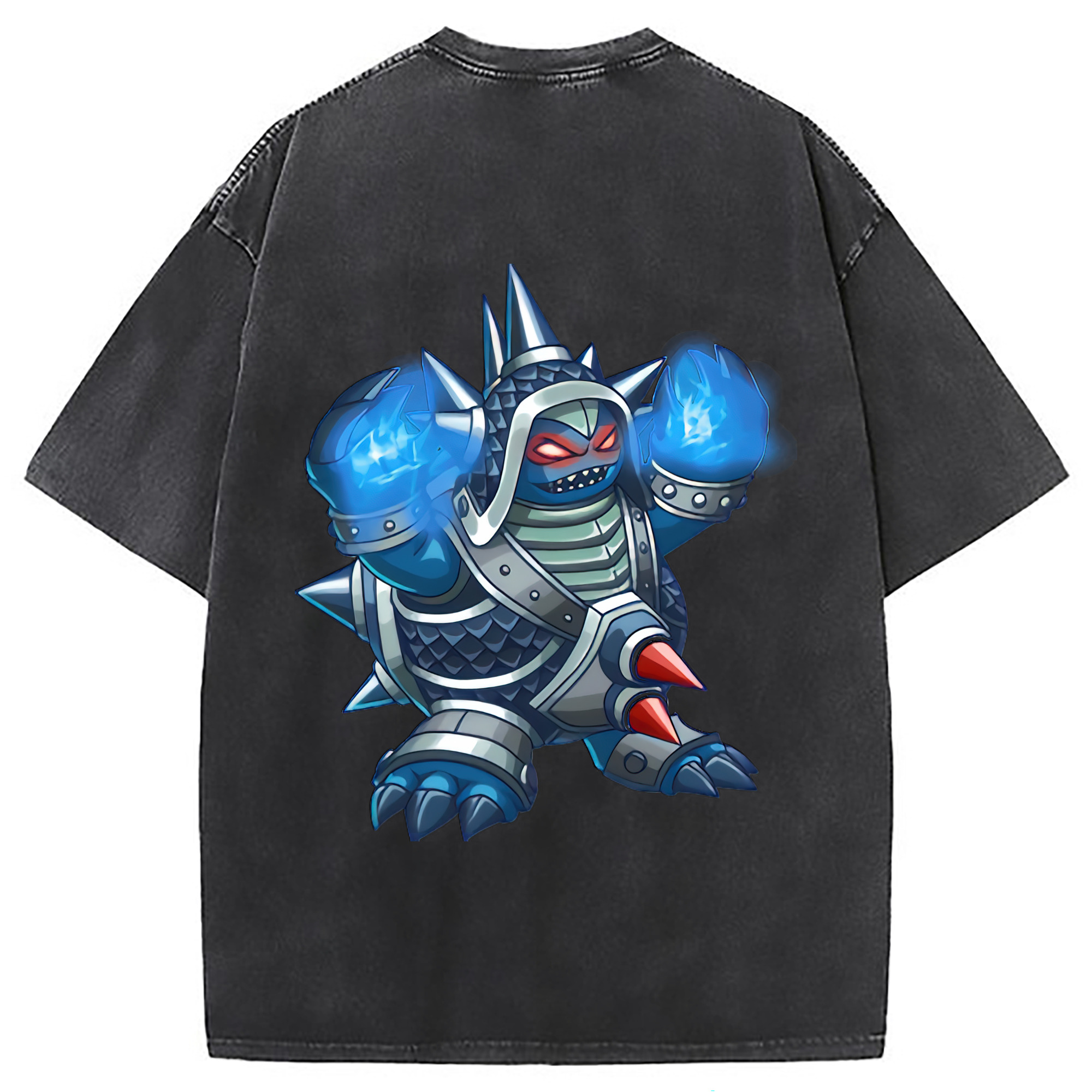 （画像用） リーグ・オブ・レジェンド League of Legends LOL 綿100% ヴィンテージ風 半袖Tシャツ（背面プリント）