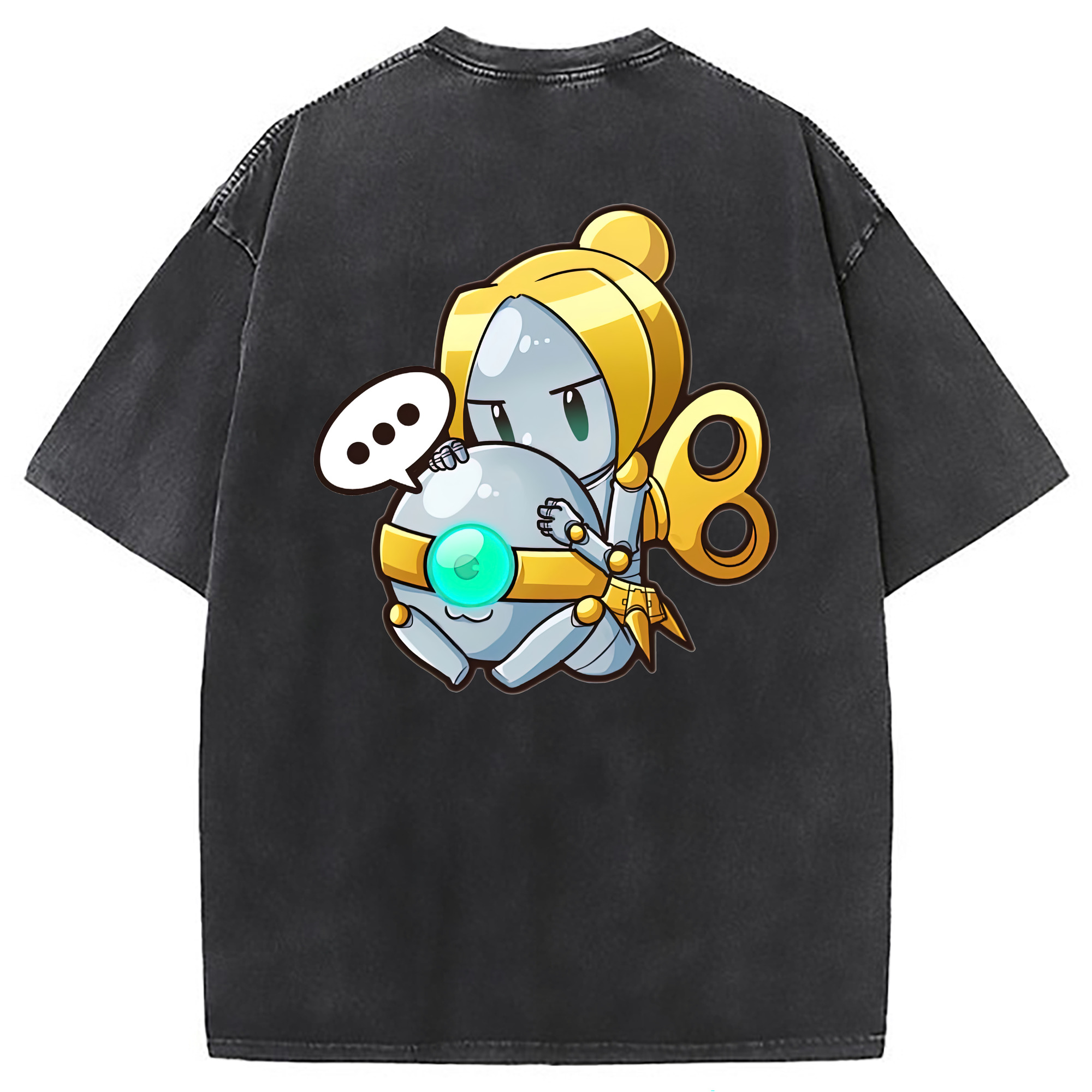 （画像用） リーグ・オブ・レジェンド League of Legends LOL 綿100% ヴィンテージ風 半袖Tシャツ（背面プリント）
