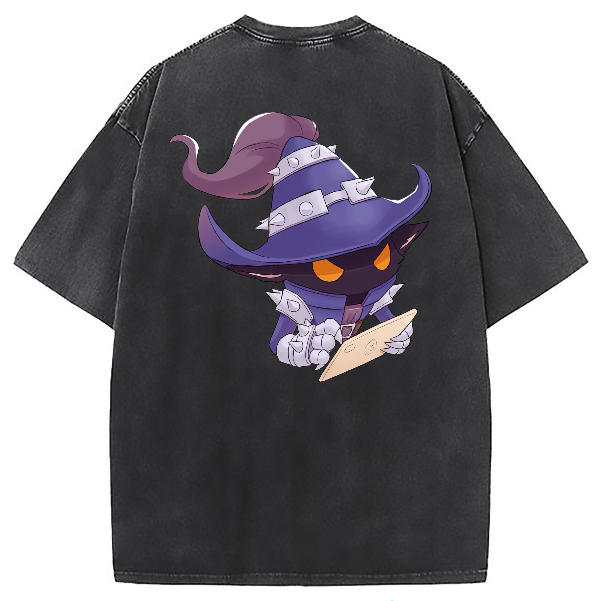 （画像用） リーグ・オブ・レジェンド League of Legends LOL 綿100% ヴィンテージ風 半袖Tシャツ（背面プリント）