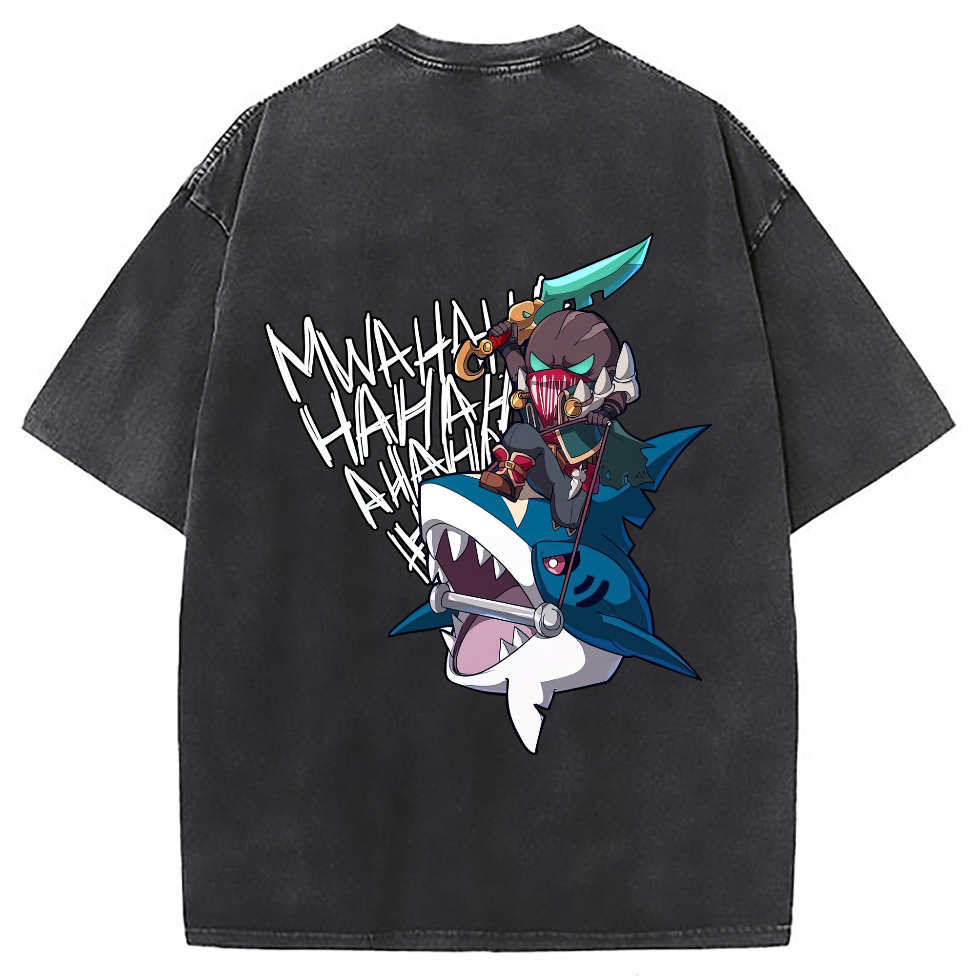 （画像用） リーグ・オブ・レジェンド League of Legends LOL 綿100% ヴィンテージ風 半袖Tシャツ（背面プリント）