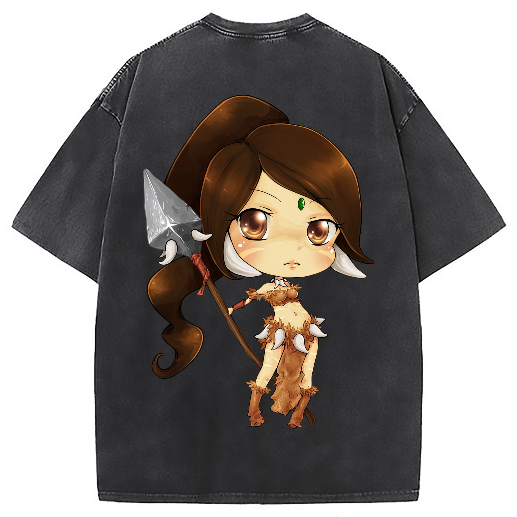 （画像用） リーグ・オブ・レジェンド League of Legends LOL 綿100% ヴィンテージ風 半袖Tシャツ（背面プリント）
