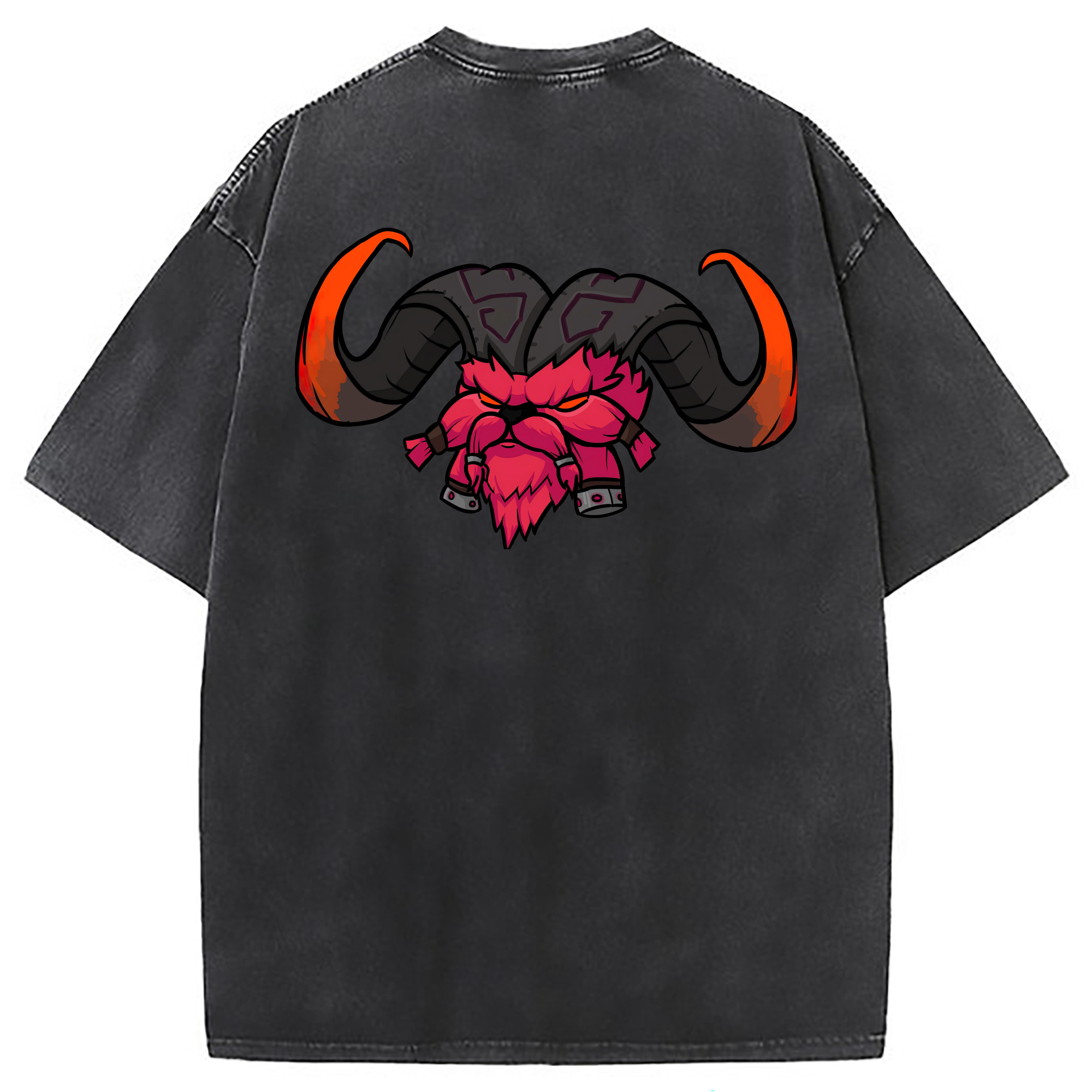 （画像用） リーグ・オブ・レジェンド League of Legends LOL 綿100% ヴィンテージ風 半袖Tシャツ（背面プリント）