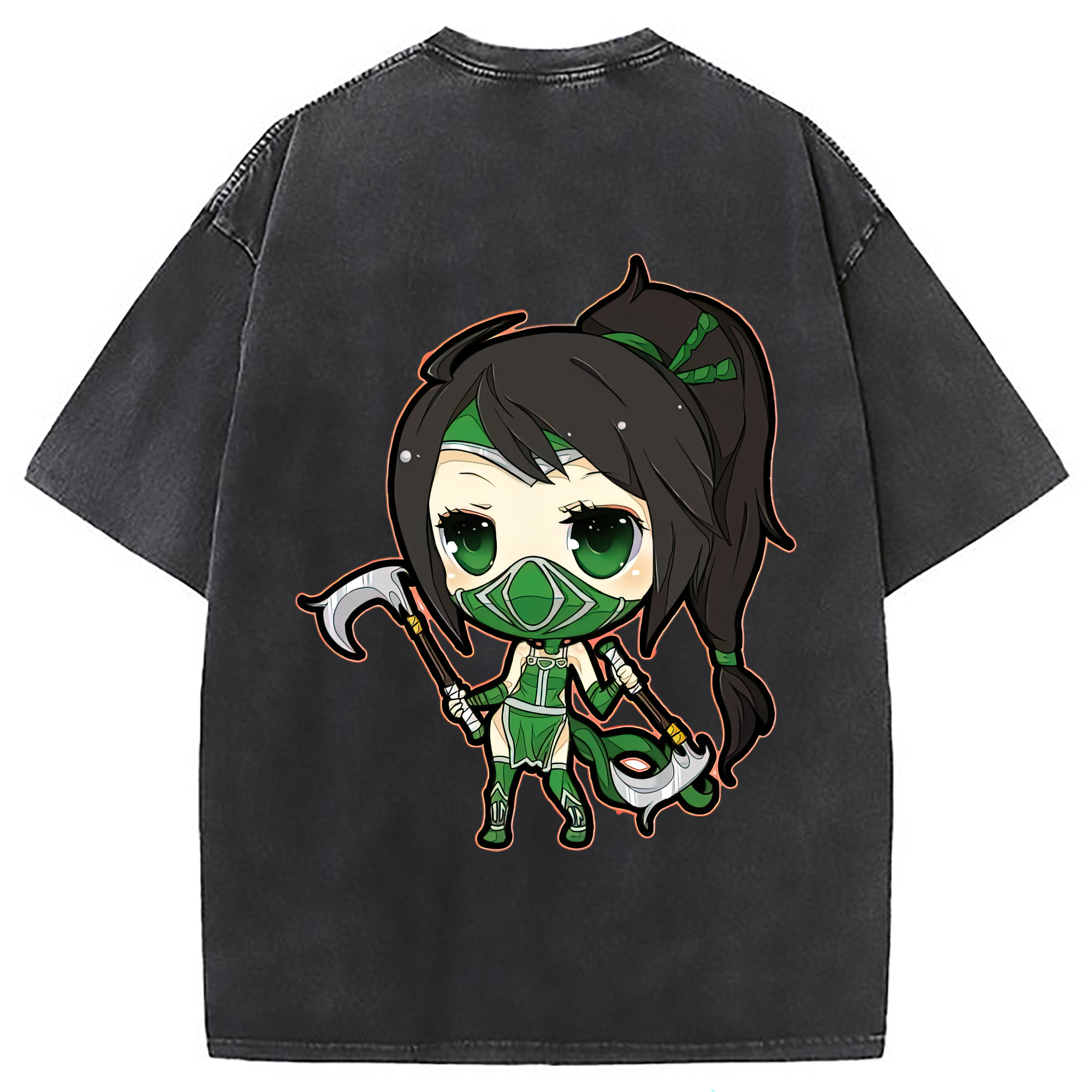 （画像用） リーグ・オブ・レジェンド League of Legends LOL 綿100% ヴィンテージ風 半袖Tシャツ（背面プリント）