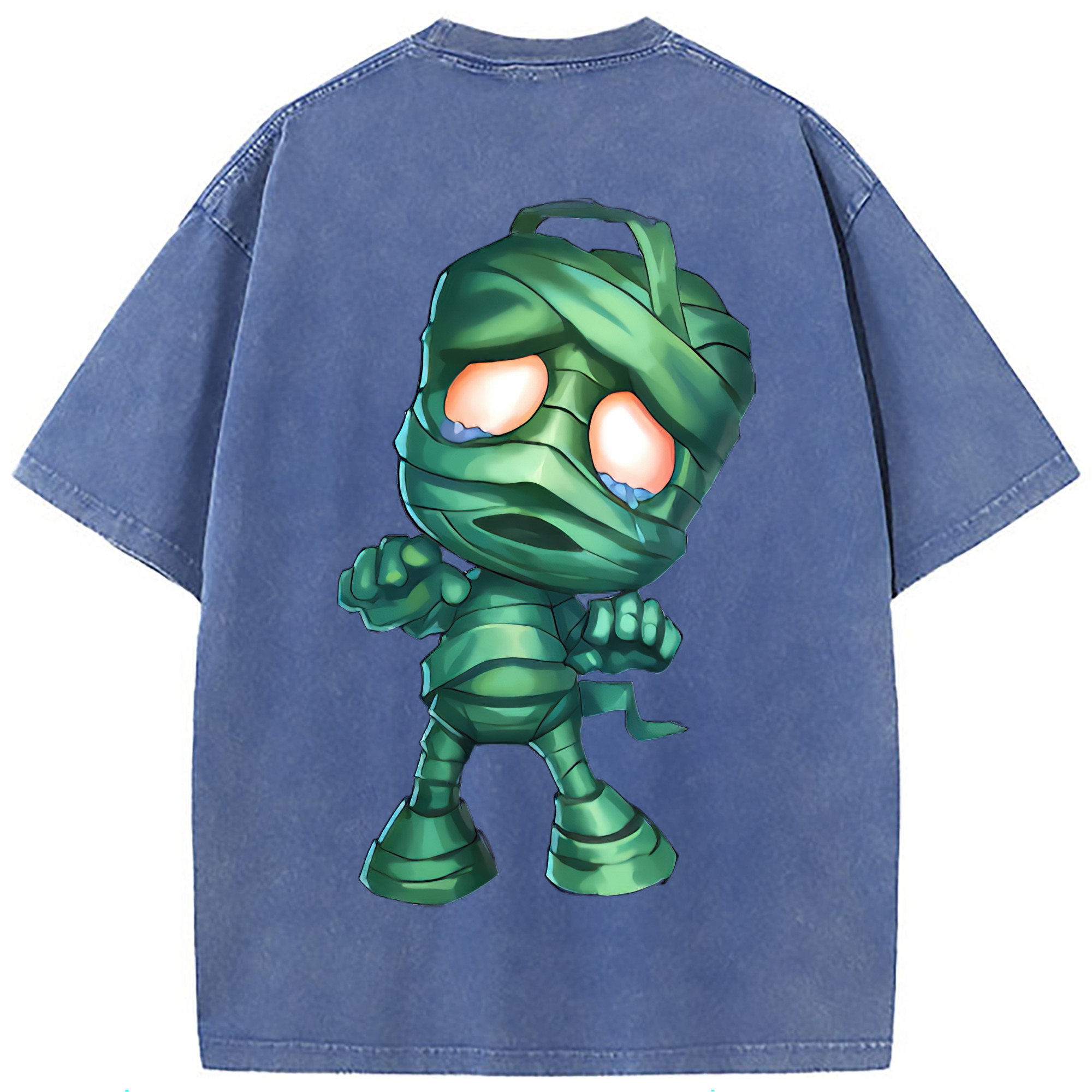 （画像用） リーグ・オブ・レジェンド League of Legends LOL 綿100% ヴィンテージ風 半袖Tシャツ（背面プリント）