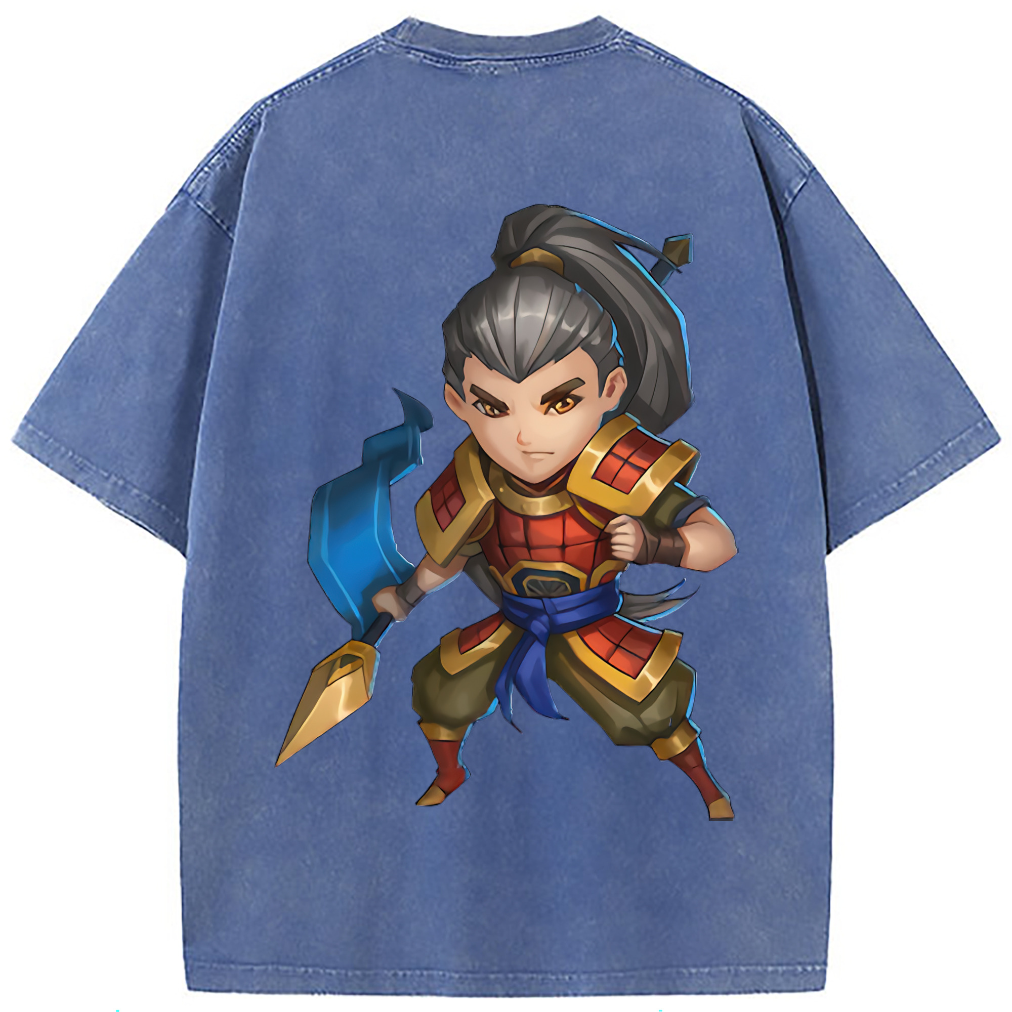 （画像用） リーグ・オブ・レジェンド League of Legends LOL 綿100% ヴィンテージ風 半袖Tシャツ（背面プリント）