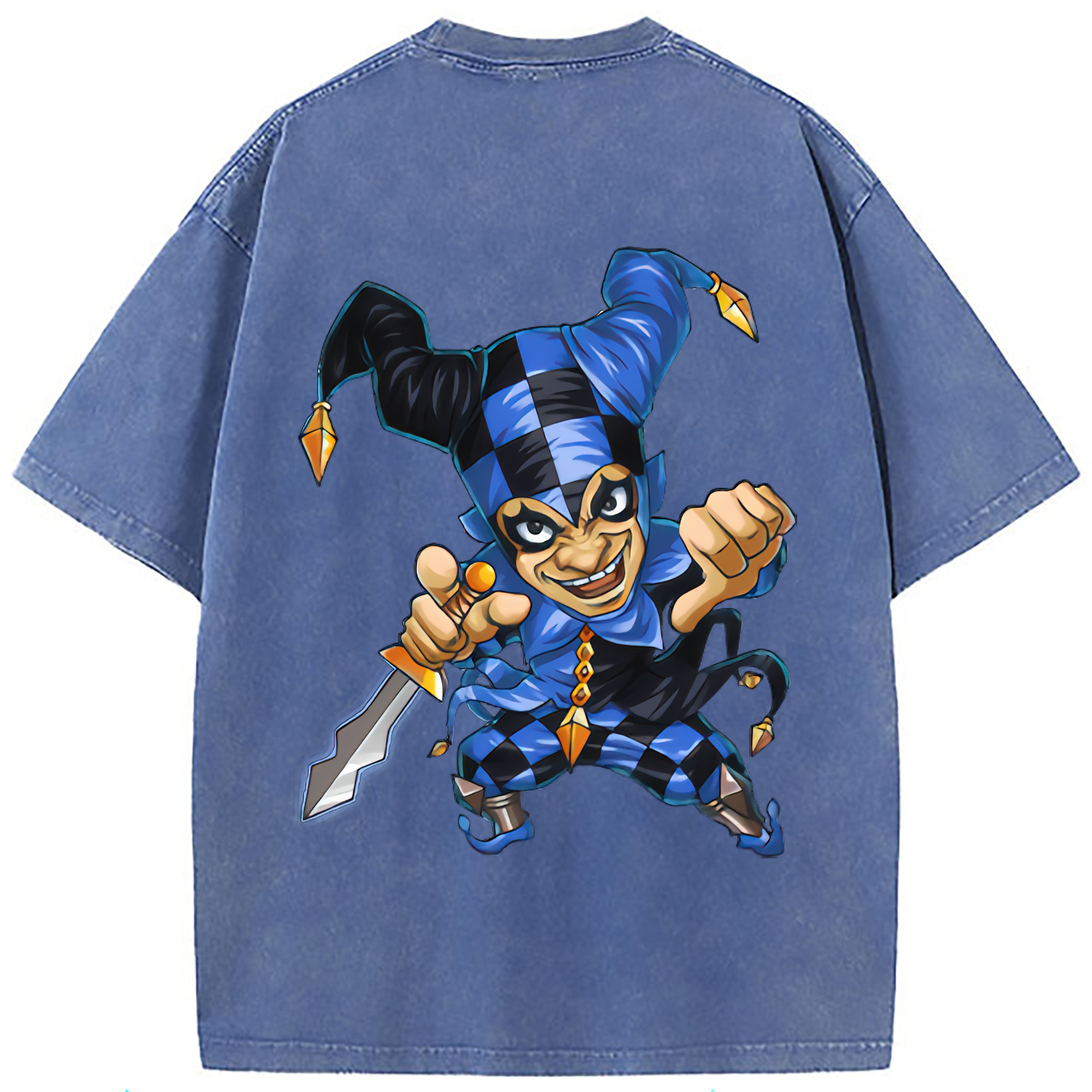 （画像用） リーグ・オブ・レジェンド League of Legends LOL 綿100% ヴィンテージ風 半袖Tシャツ（背面プリント）