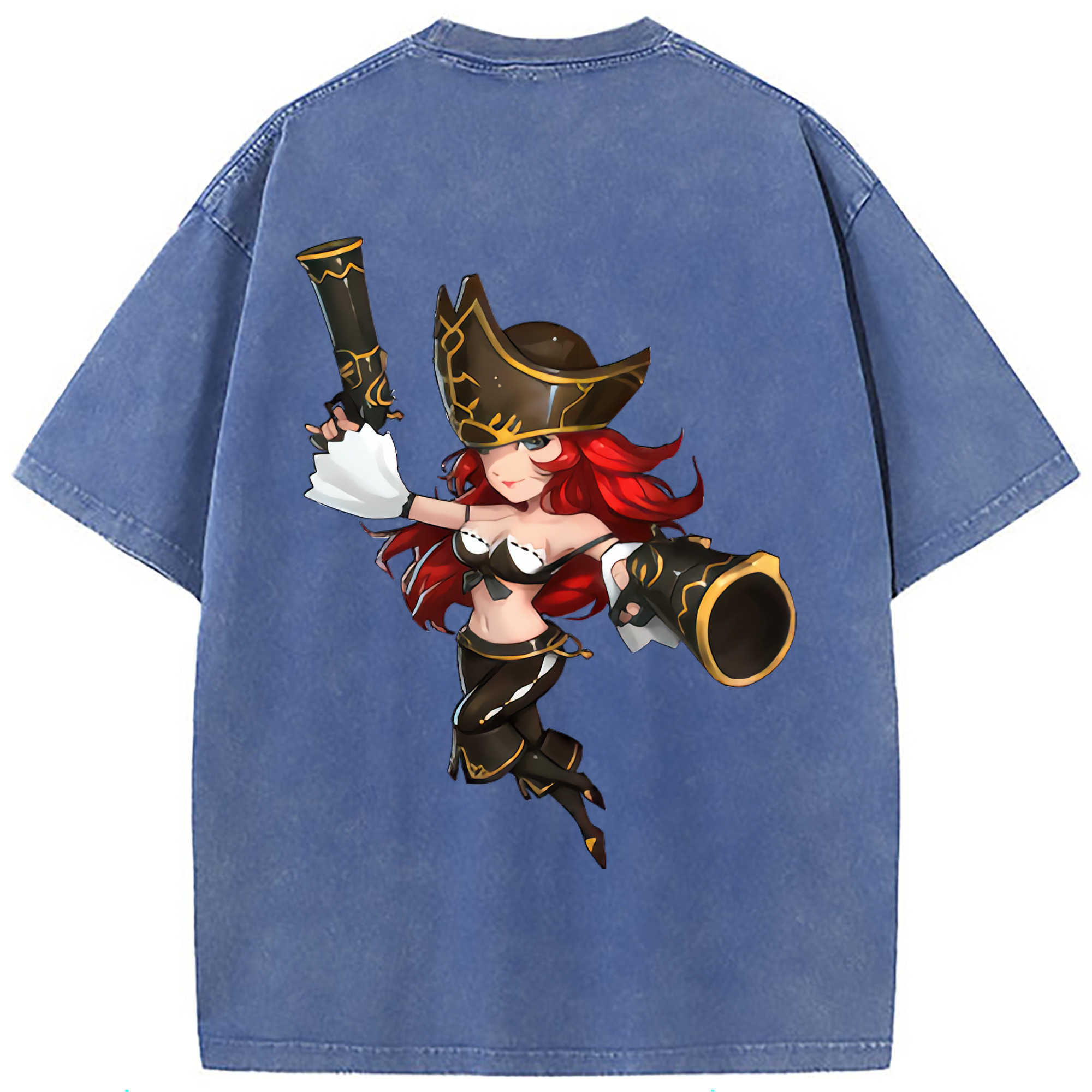 （画像用） リーグ・オブ・レジェンド League of Legends LOL 綿100% ヴィンテージ風 半袖Tシャツ（背面プリント）