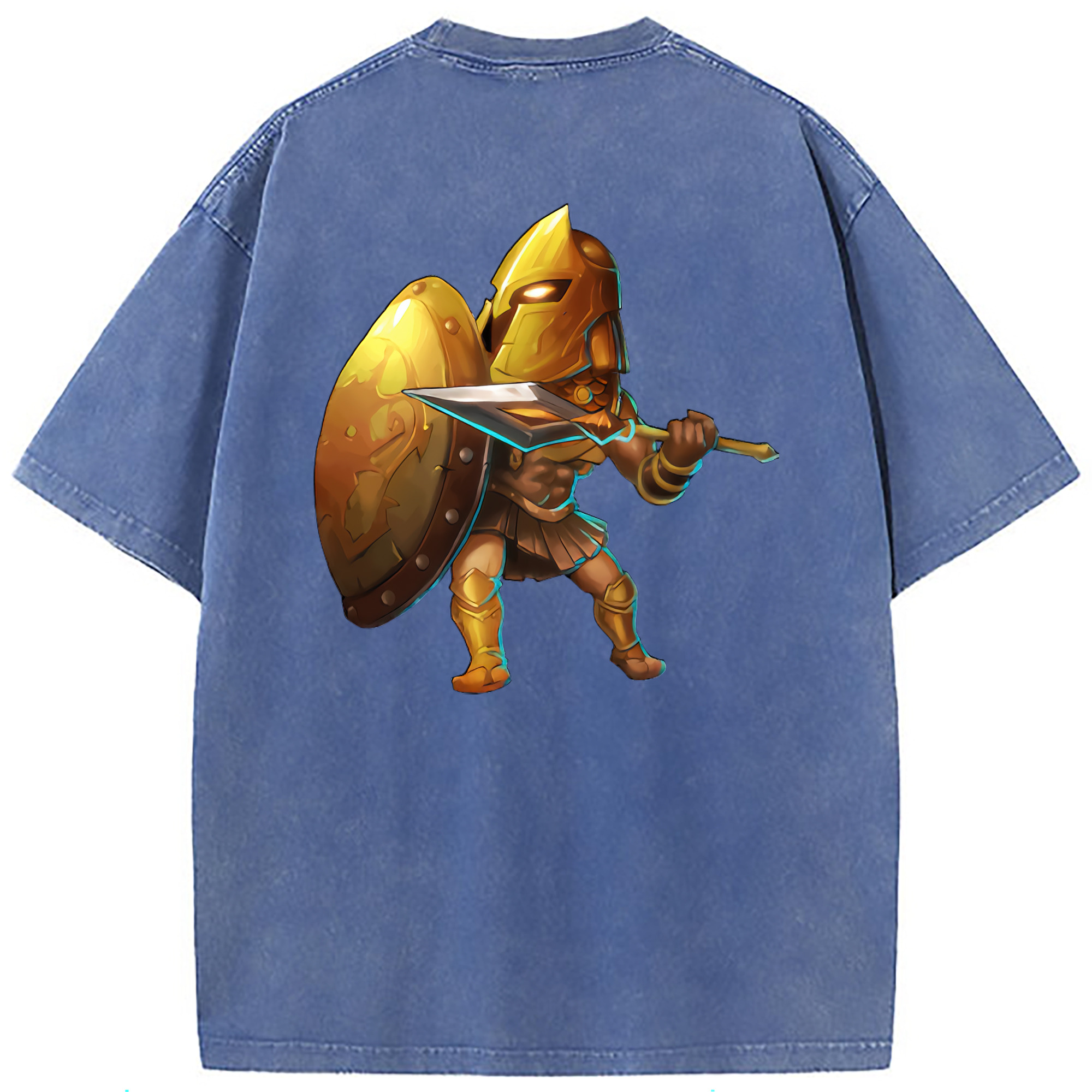 （画像用） リーグ・オブ・レジェンド League of Legends LOL 綿100% ヴィンテージ風 半袖Tシャツ（背面プリント）