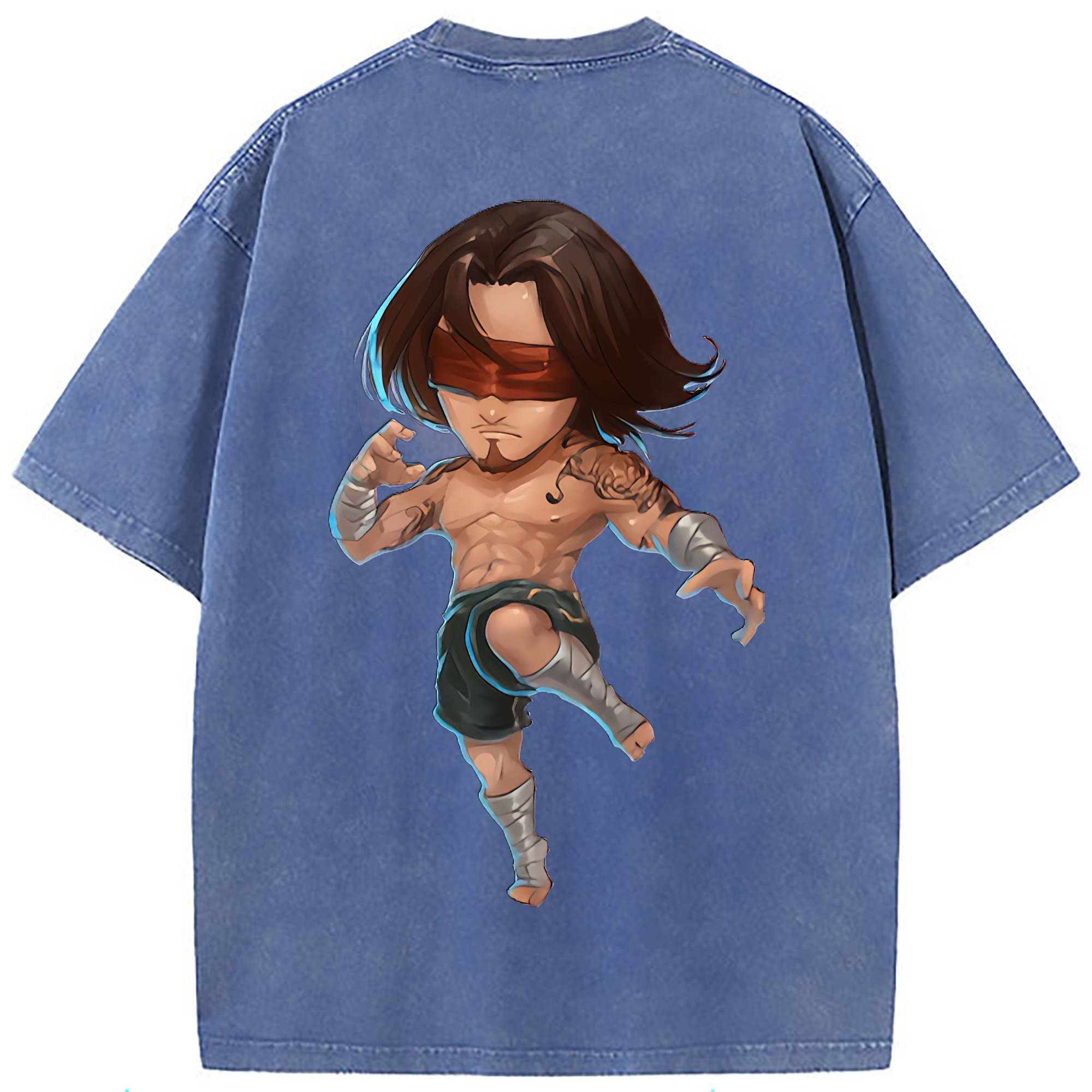 （画像用） リーグ・オブ・レジェンド League of Legends LOL 綿100% ヴィンテージ風 半袖Tシャツ（背面プリント）