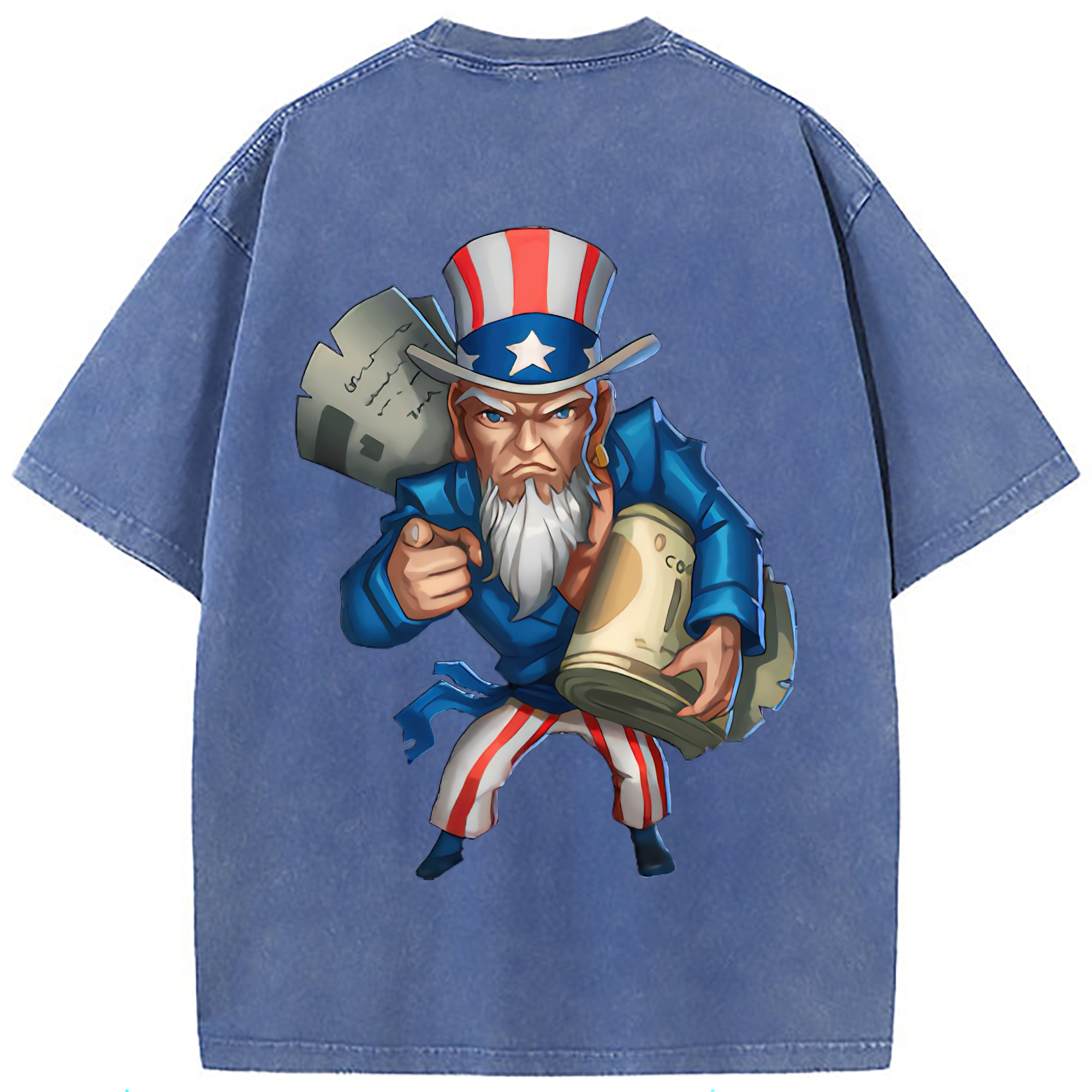 （画像用） リーグ・オブ・レジェンド League of Legends LOL 綿100% ヴィンテージ風 半袖Tシャツ（背面プリント）