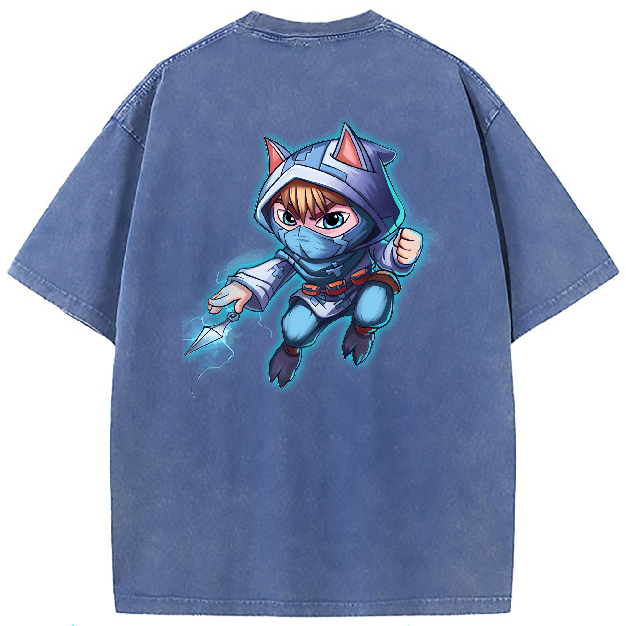 （画像用） リーグ・オブ・レジェンド League of Legends LOL 綿100% ヴィンテージ風 半袖Tシャツ（背面プリント）