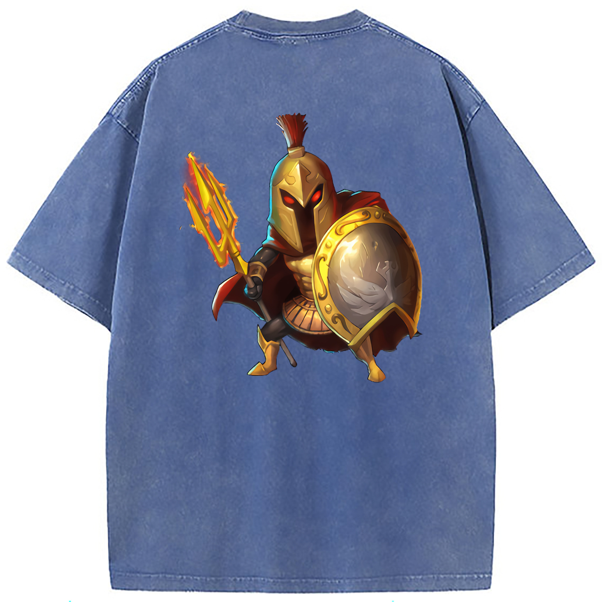 （画像用） リーグ・オブ・レジェンド League of Legends LOL 綿100% ヴィンテージ風 半袖Tシャツ（背面プリント）