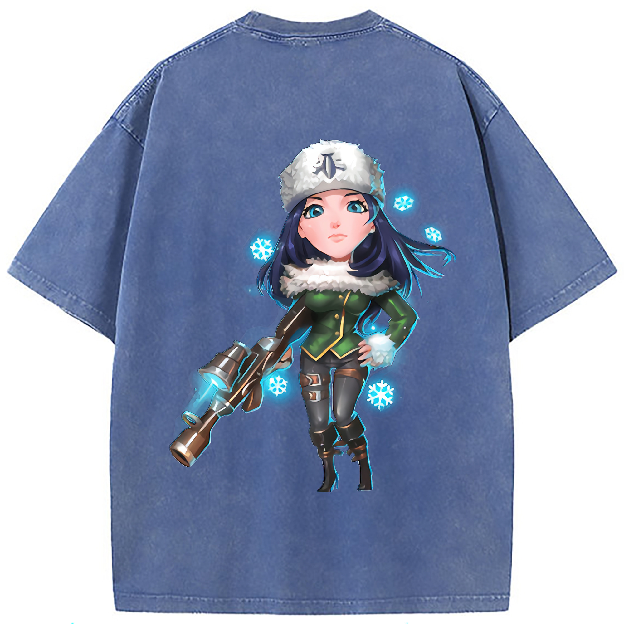 （画像用） リーグ・オブ・レジェンド League of Legends LOL 綿100% ヴィンテージ風 半袖Tシャツ（背面プリント）