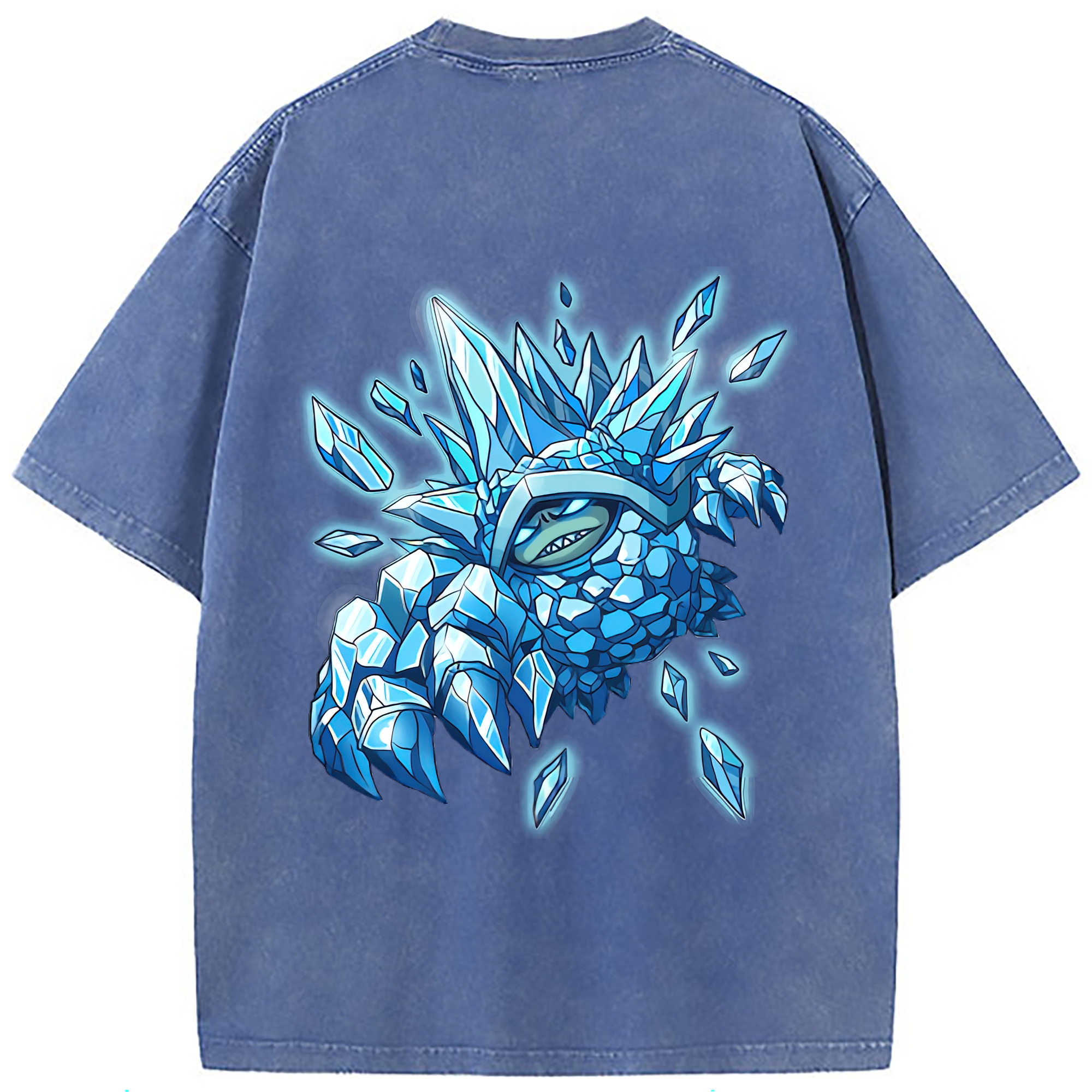 （画像用） リーグ・オブ・レジェンド League of Legends LOL 綿100% ヴィンテージ風 半袖Tシャツ（背面プリント）