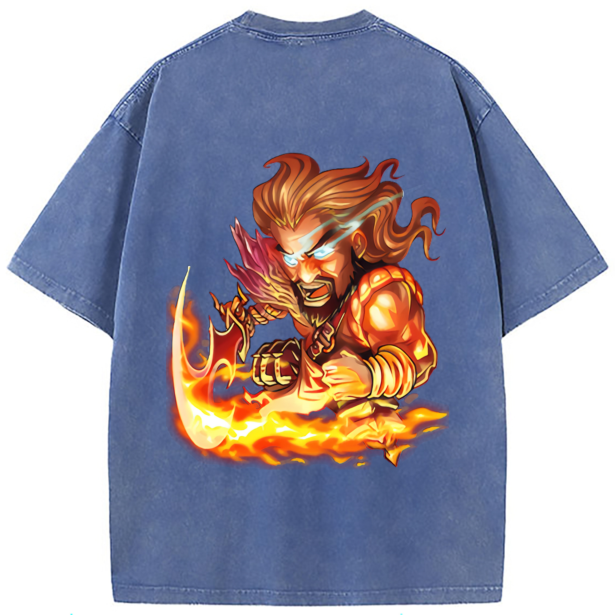 （画像用） リーグ・オブ・レジェンド League of Legends LOL 綿100% ヴィンテージ風 半袖Tシャツ（背面プリント）