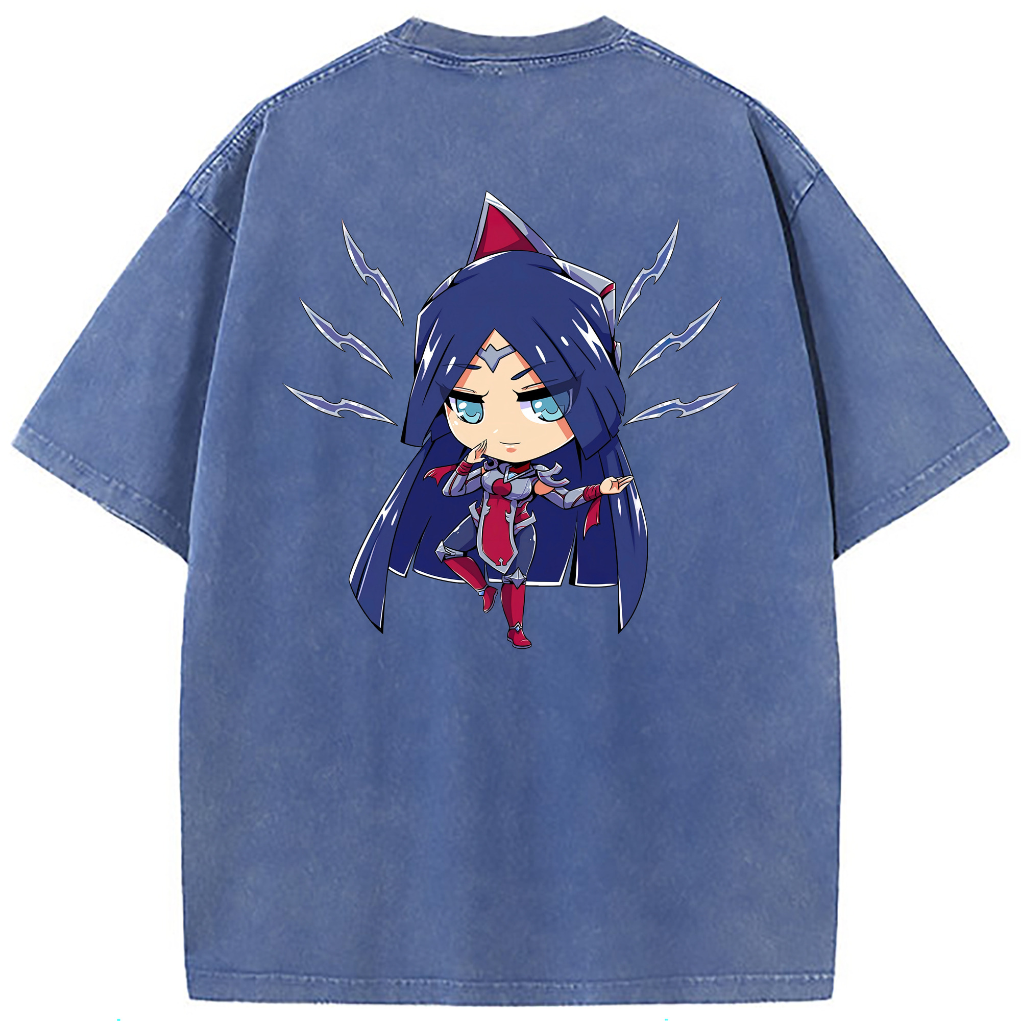 （画像用） リーグ・オブ・レジェンド League of Legends LOL 綿100% ヴィンテージ風 半袖Tシャツ（背面プリント）