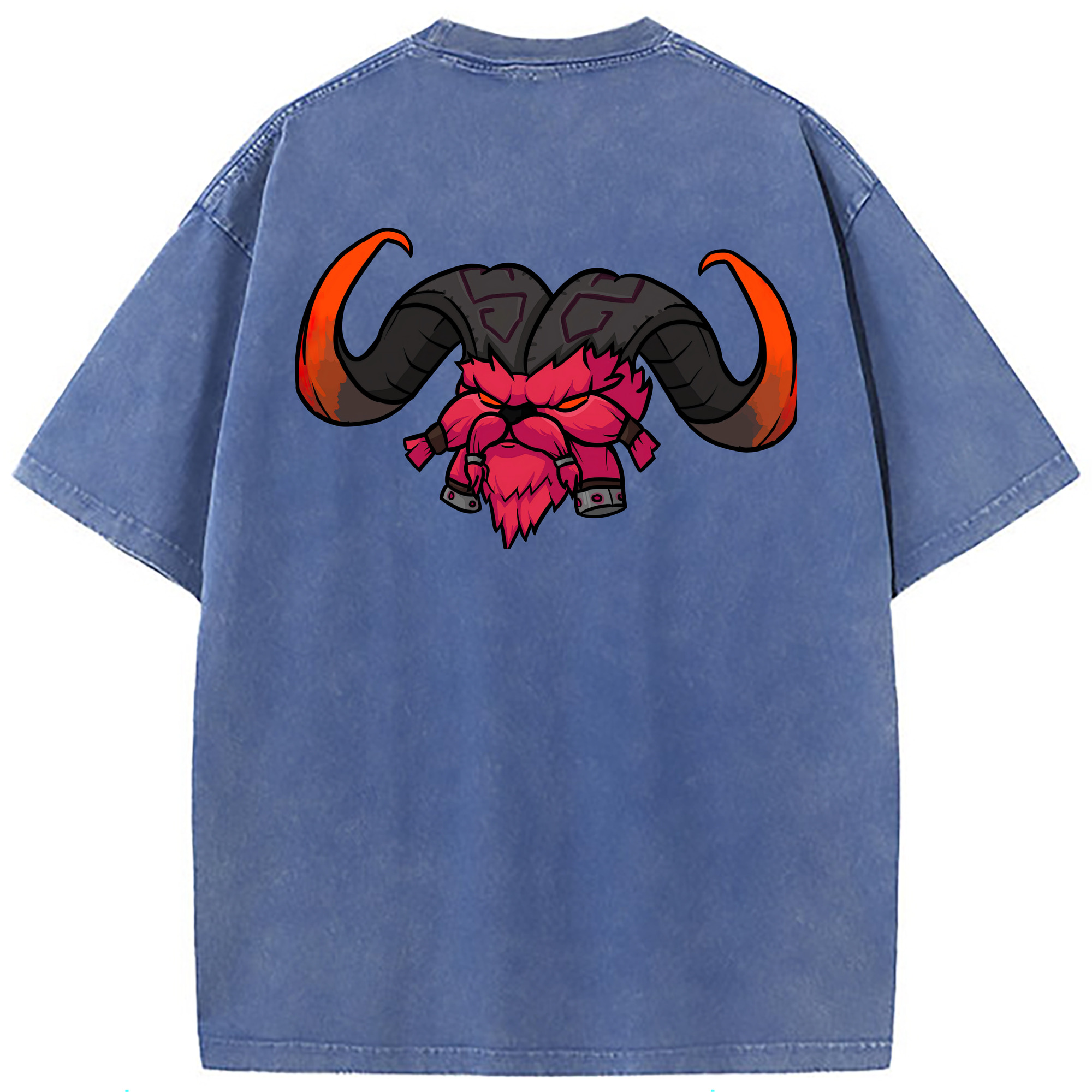 （画像用） リーグ・オブ・レジェンド League of Legends LOL 綿100% ヴィンテージ風 半袖Tシャツ（背面プリント）