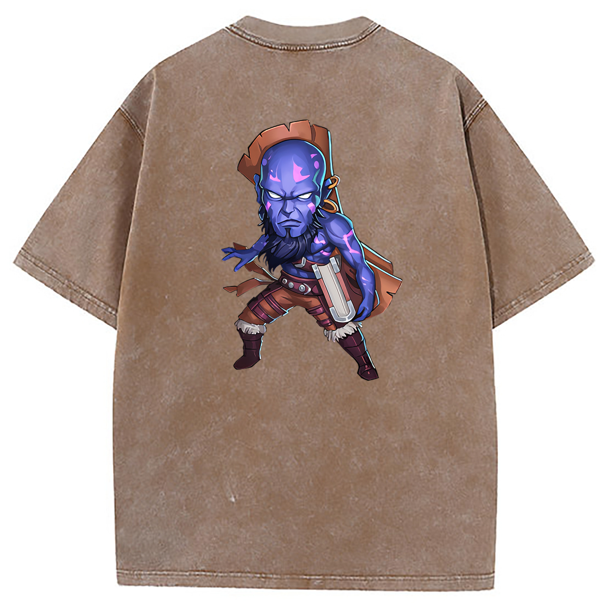 （画像用） リーグ・オブ・レジェンド League of Legends LOL 綿100% ヴィンテージ風 半袖Tシャツ（背面プリント）